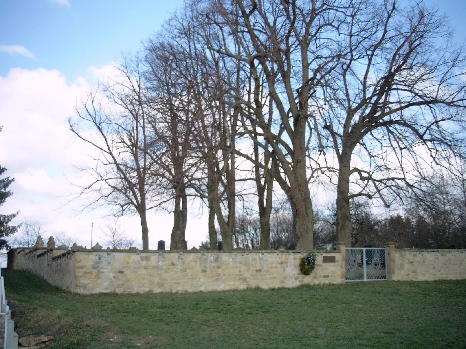 Photo showing: Judenfriedhof in Bad Mingolsheim