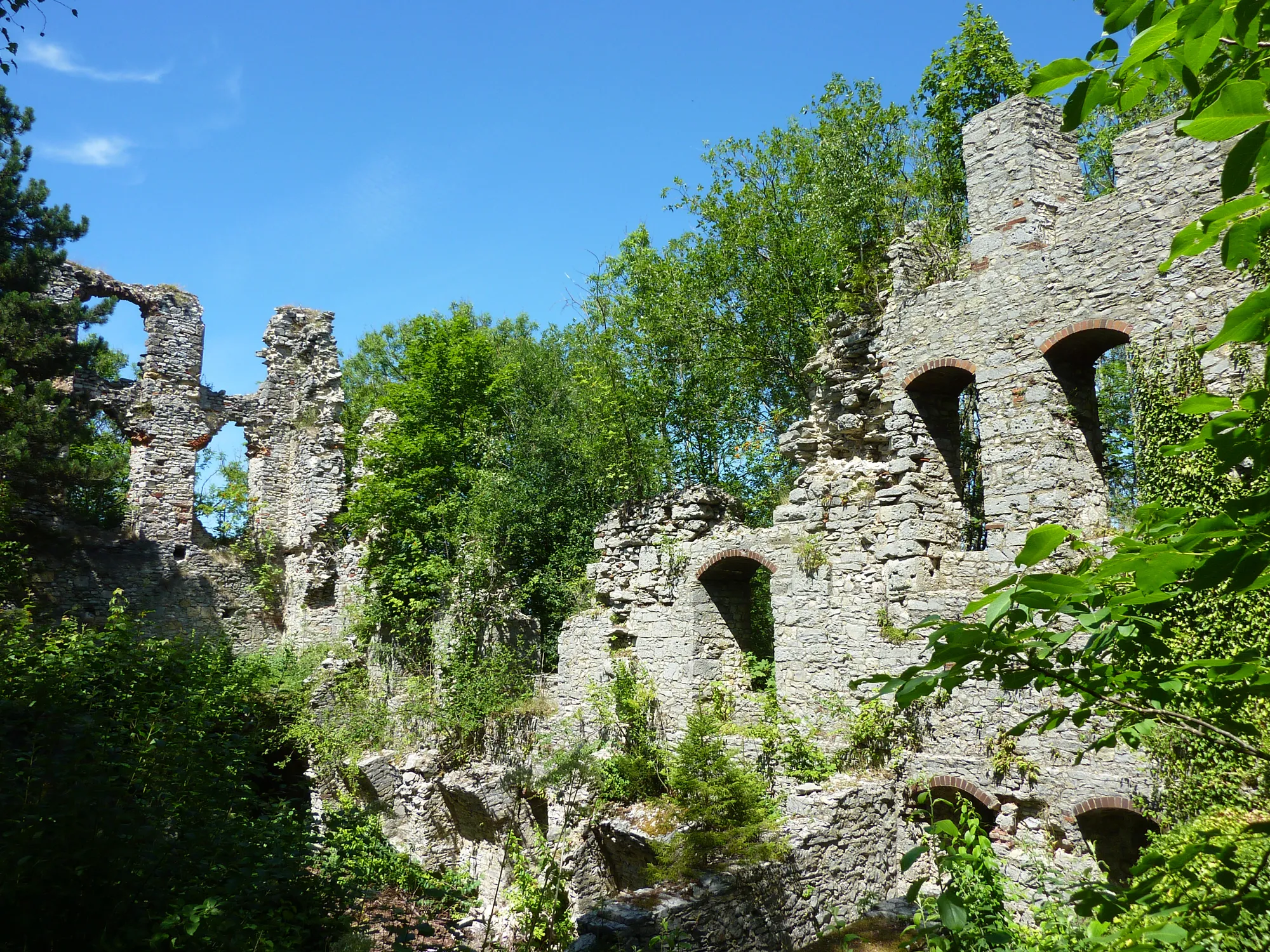Photo showing: Reste des Renaissancebaus im Nordosten der Ruine Lauterburg