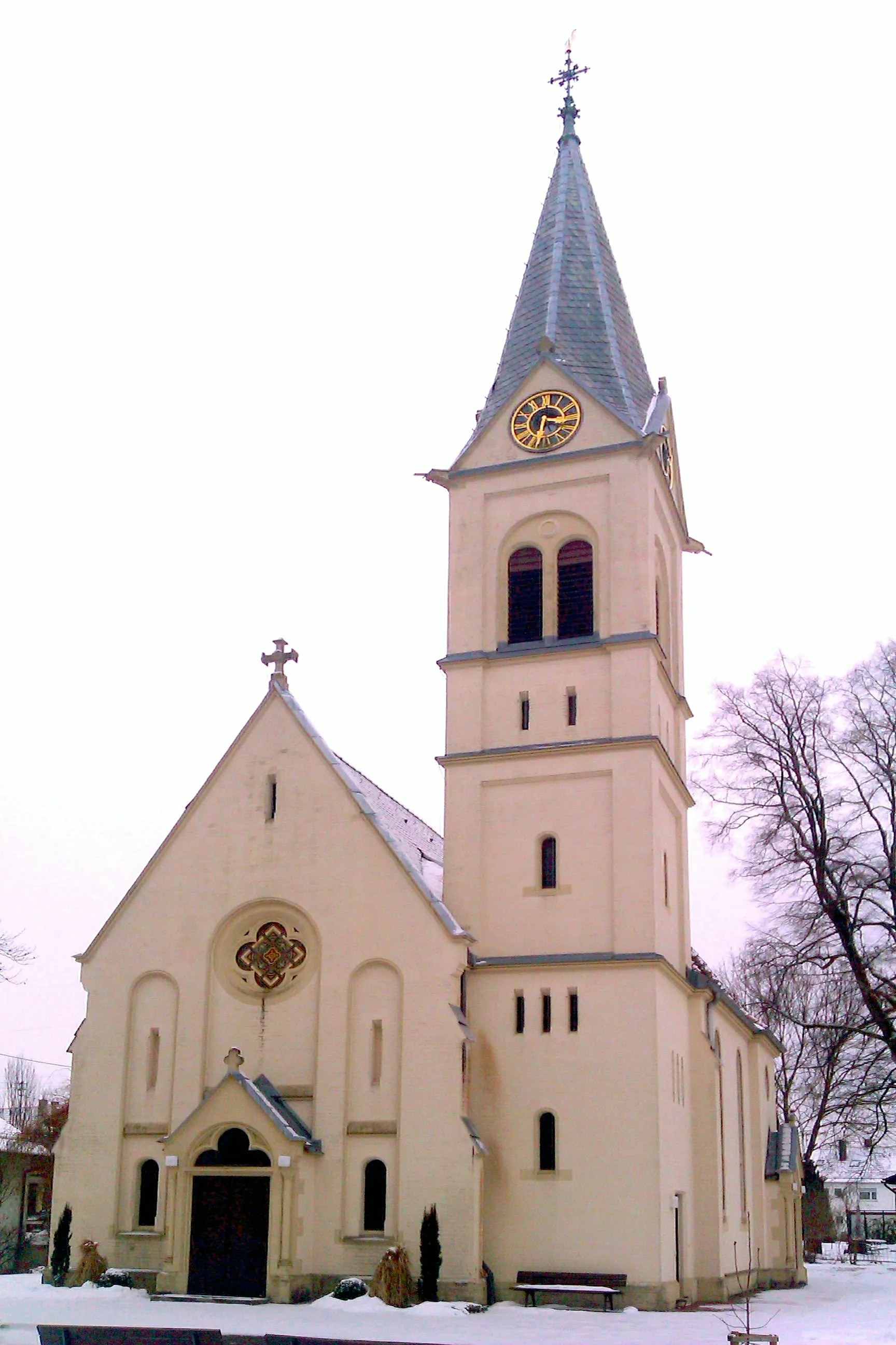 Photo showing: Protestant church in Großdeinbach, Schwäbisch Gmünd, architect: Heinrich Dolmetsch (1846–1908)