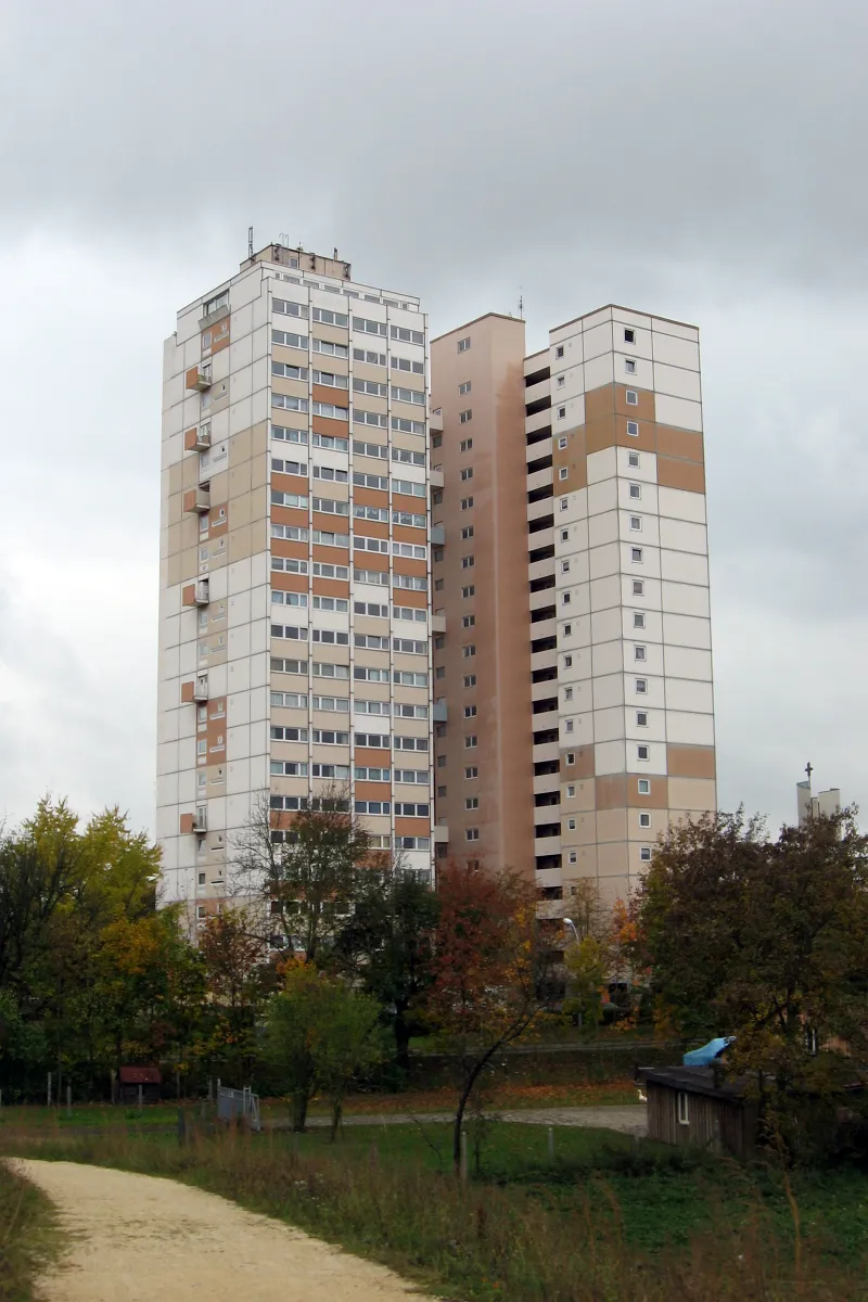 Photo showing: Stuttgart-Fasanenhof, Hochhaus Fasanenhofstraße 6