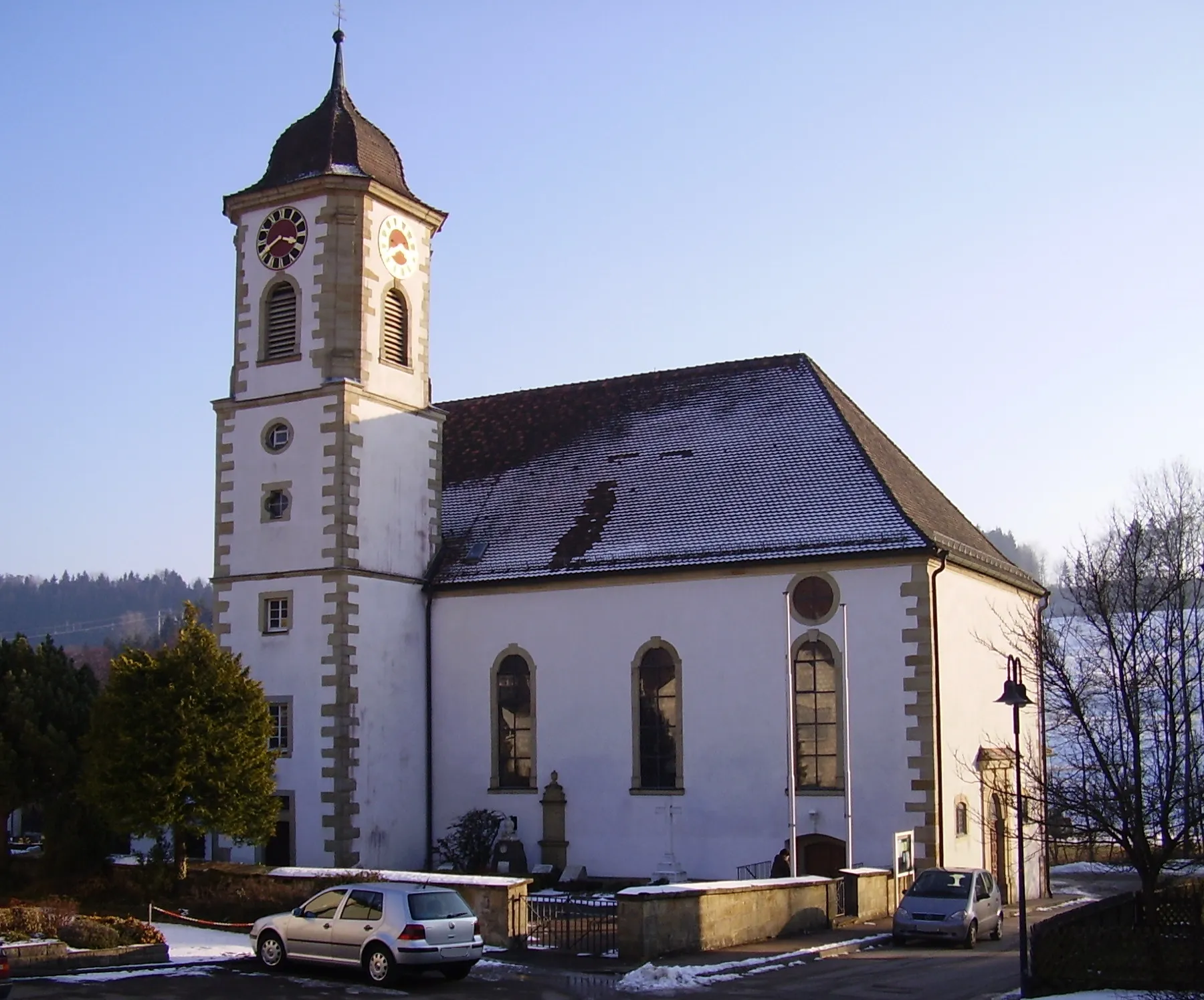 Photo showing: Die St. Georg Kirche in 73575 Leinzell.