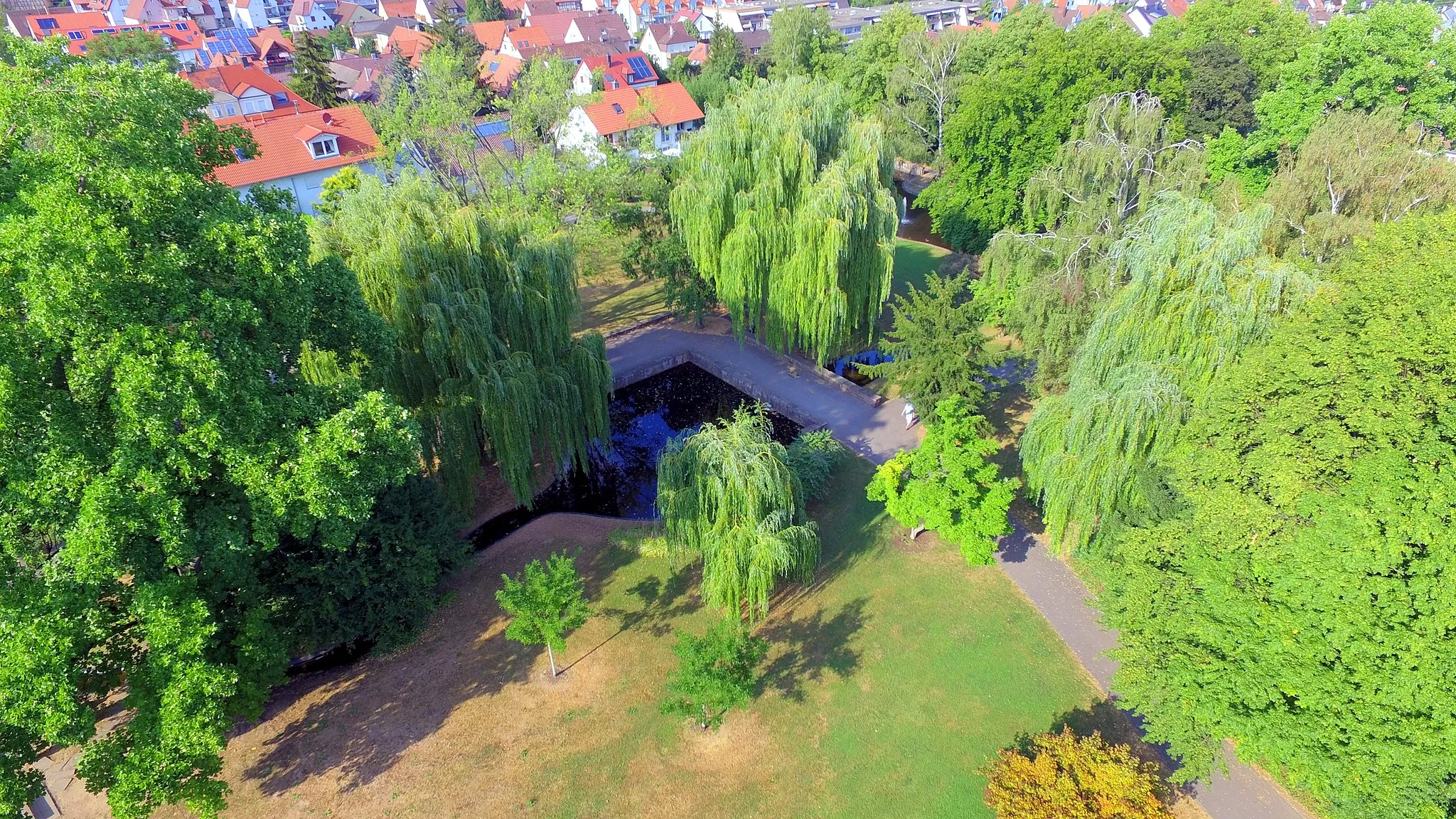 Photo showing: Zeigt die nordöstliche Ecke des Stadtgartens