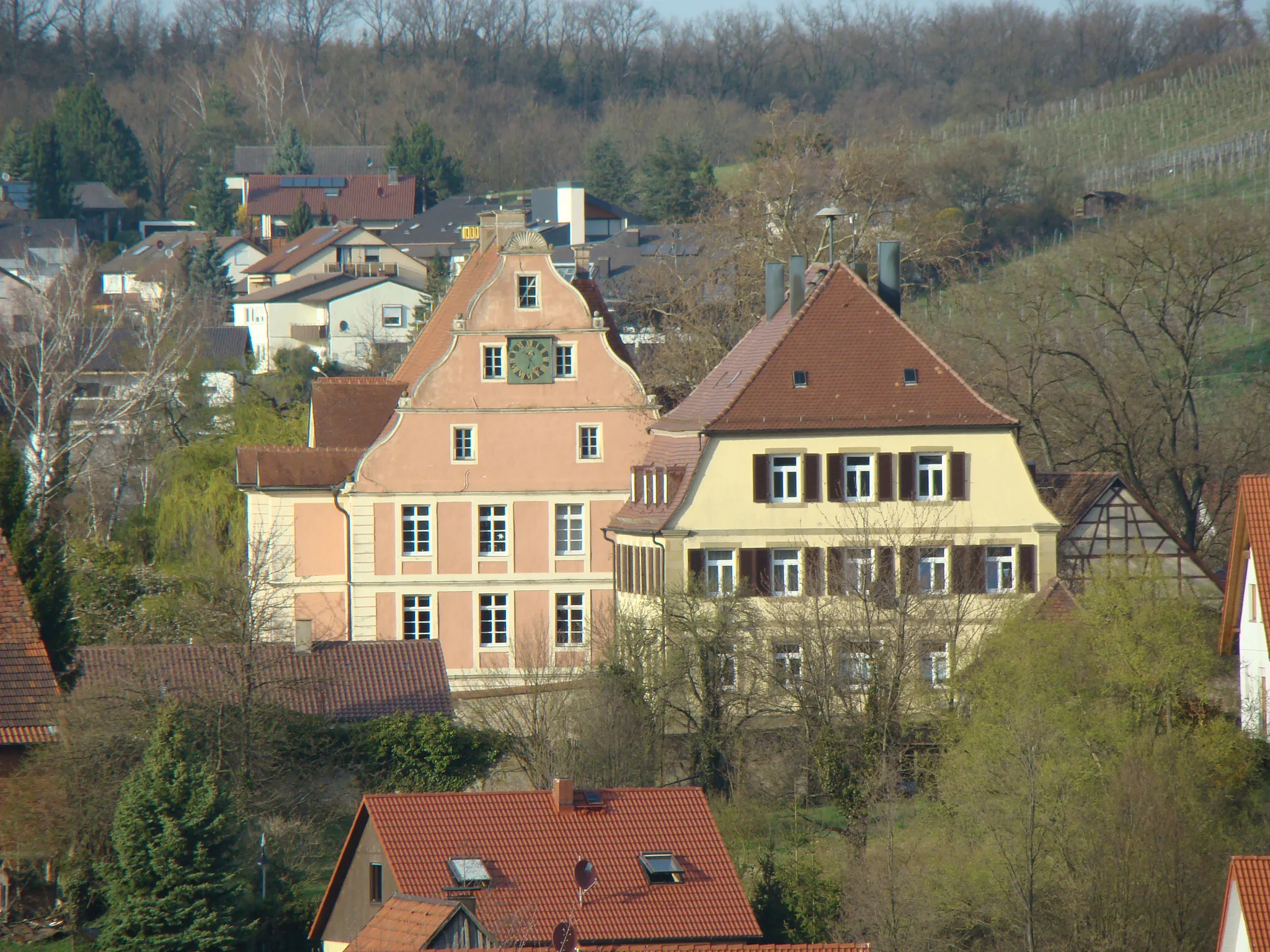 Photo showing: Schloss und Rathaus in Obersulm-Eschenau