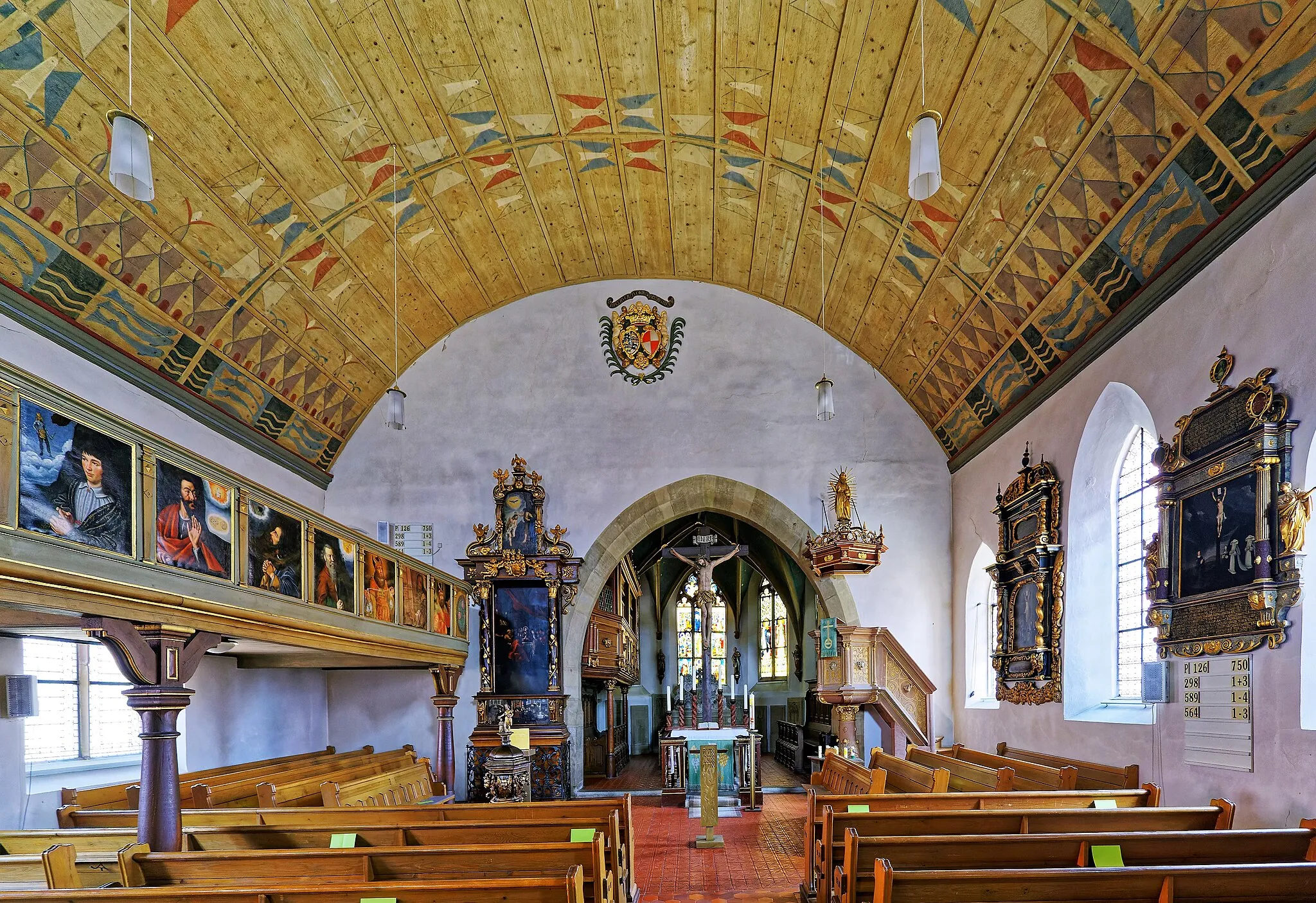Photo showing: The Protestant town church Langenburg.