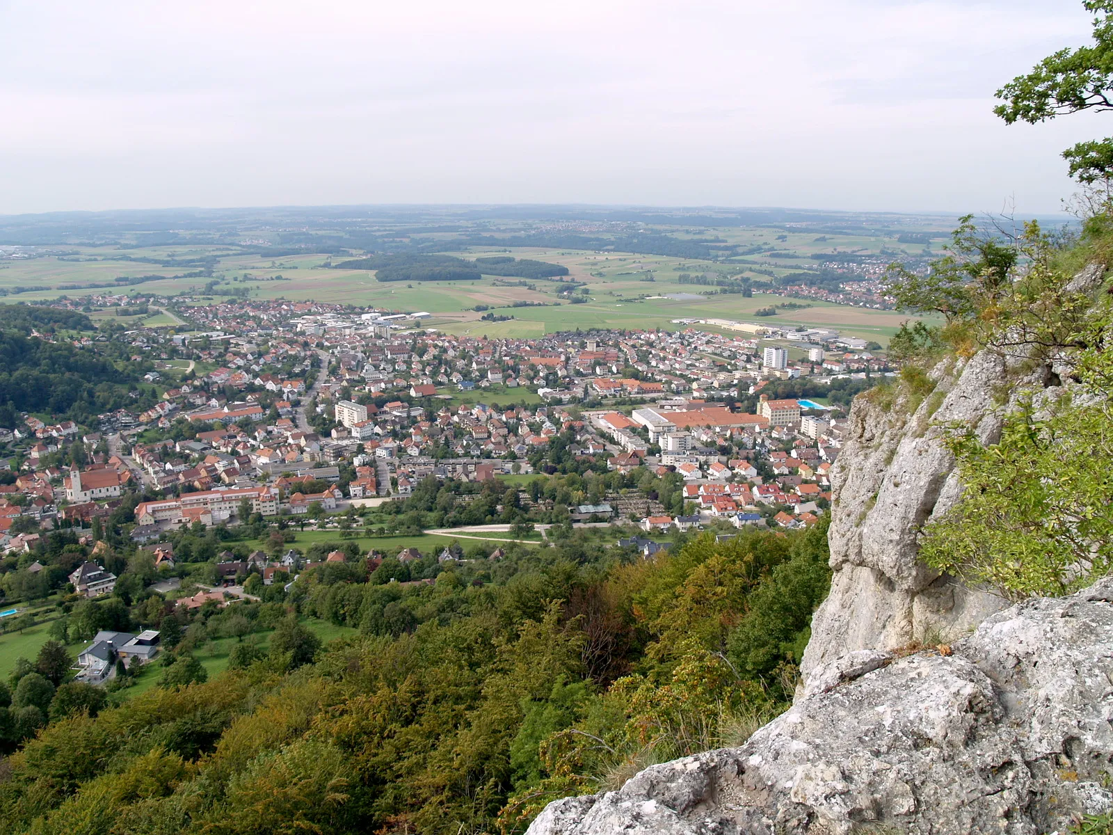 Photo showing: Heubach, Germany, as seen from the Rosenstein