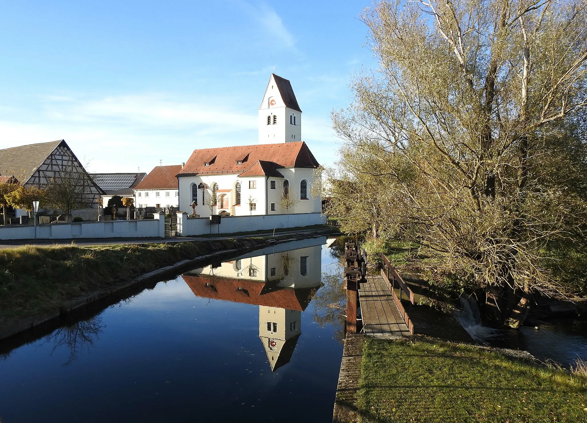 Photo showing: Kirche St. Michael an der Roth in Remmeltshofen, Pfaffenhofen an der Roth