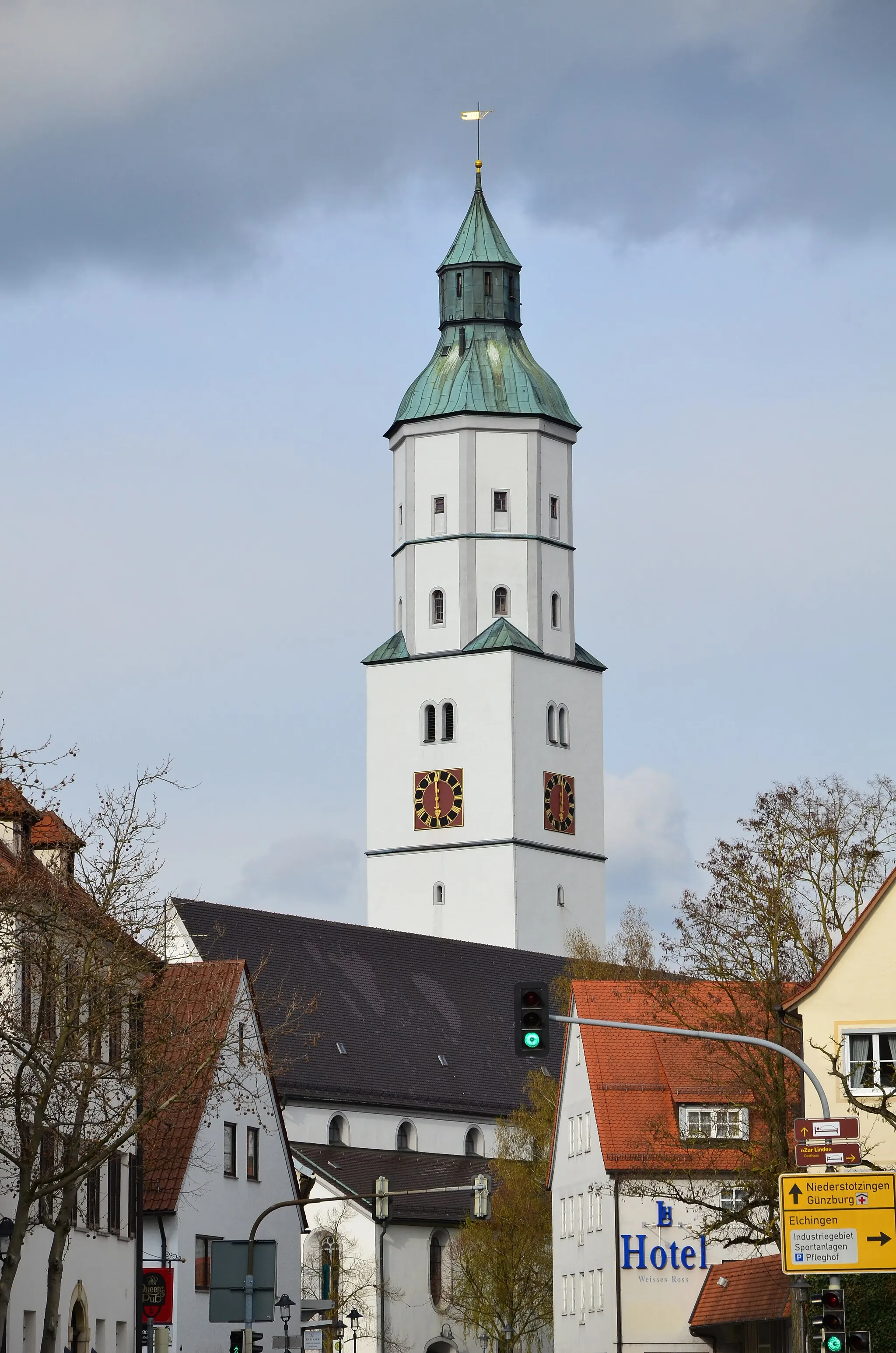 Photo showing: Evangelische Stadtpfarrkirche St. Martin in Langenau