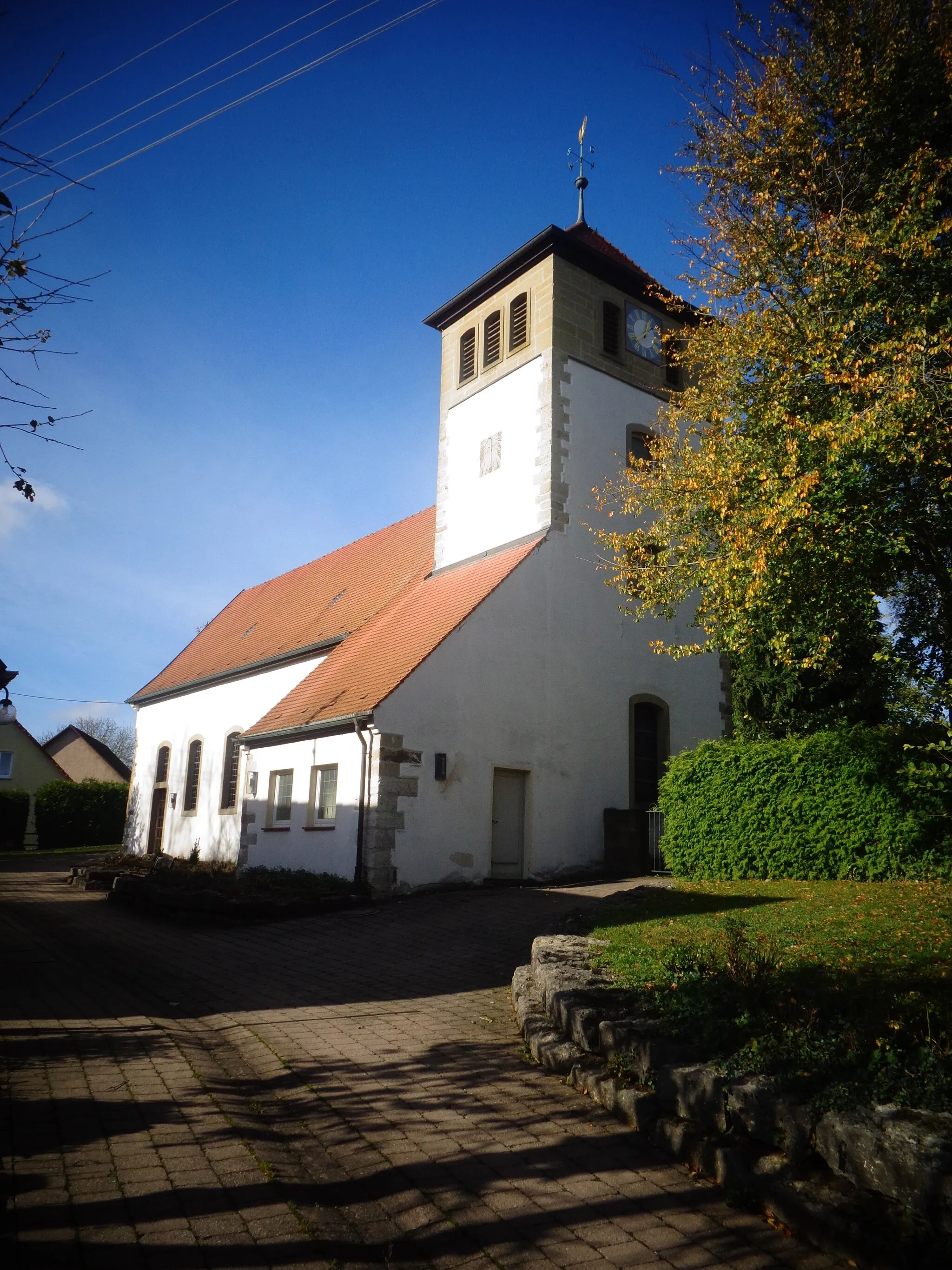 Photo showing: Church, Jungholzhausen, Germany 2017