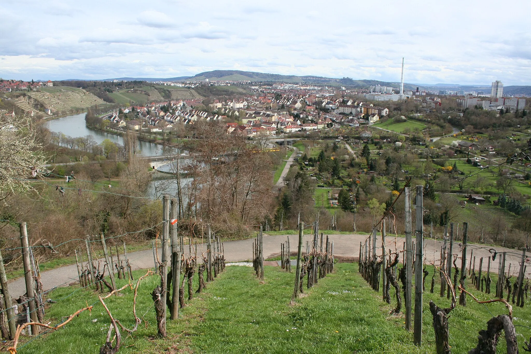 Photo showing: Blick vom Schnarrenberg auf den Stadtteil Stuttgart-Münster