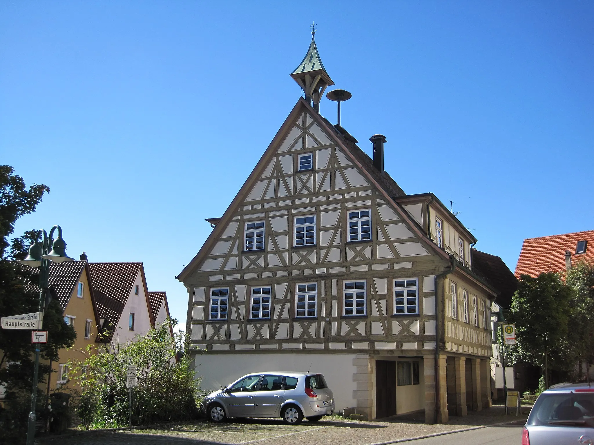 Photo showing: town hall Schlaitdorf, Germany