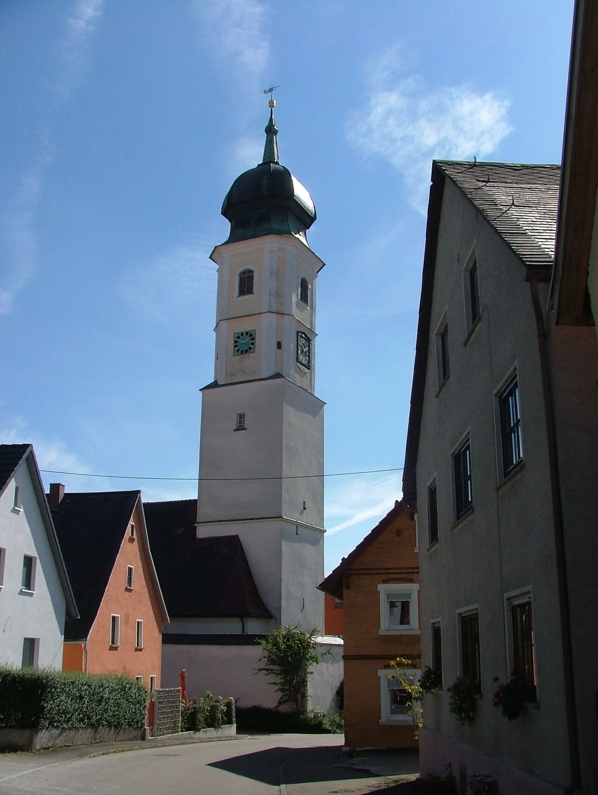 Photo showing: Merklingen Kirchgasse