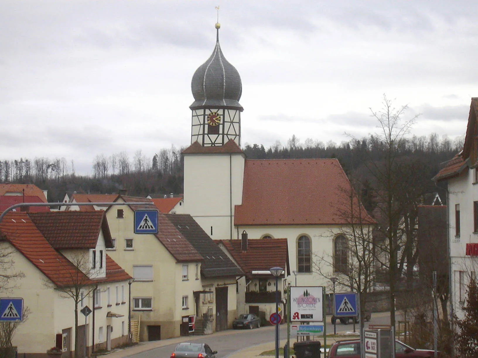 Photo showing: Kilian church in Wüstenrot, Germany