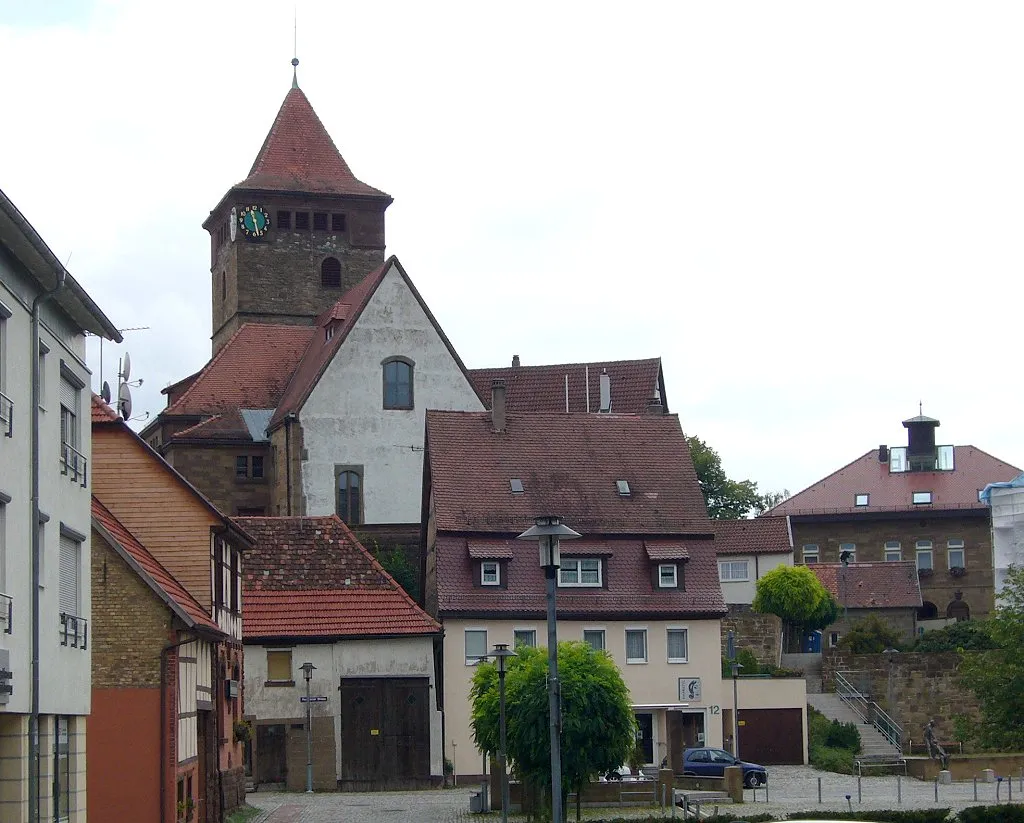 Photo showing: Die evangelische Michaelskirche (St. Michael) in Ötisheim