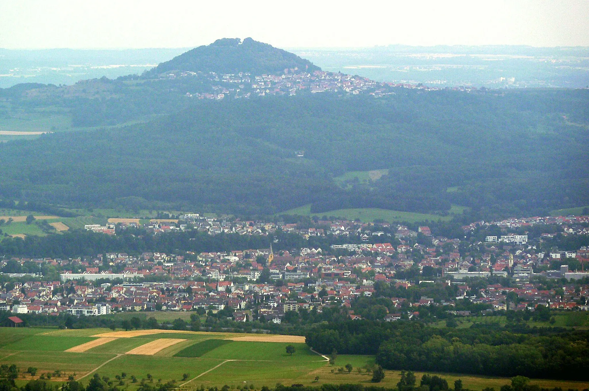 Photo showing: Eislingen mit Hohenstaufen