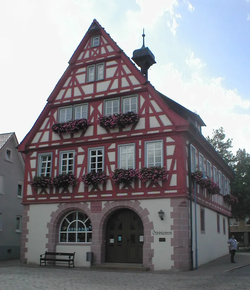 Photo showing: Altes Rathaus in Nordheim, erbaut 1593