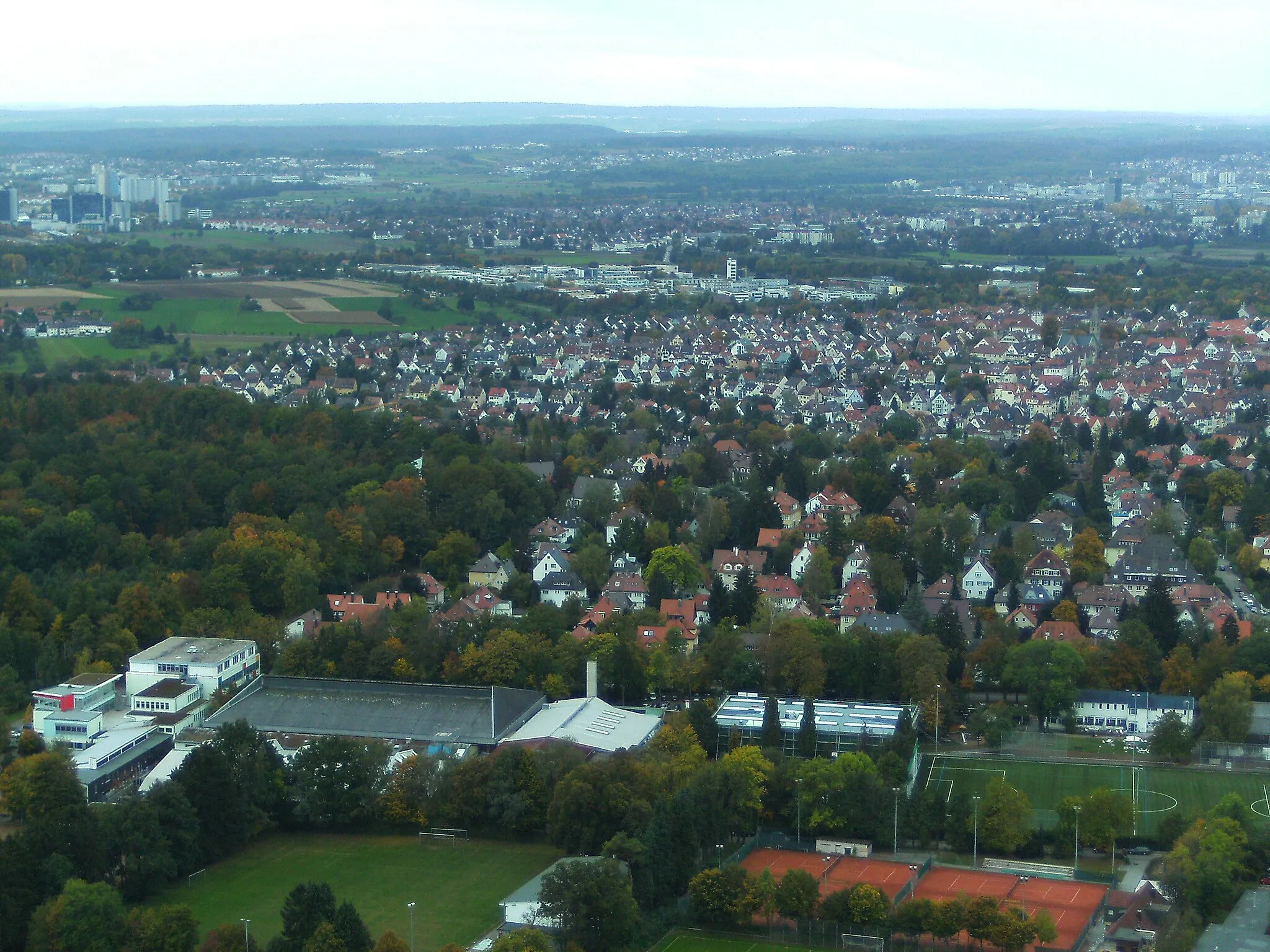 Photo showing: View from Stuttgart TV Tower
