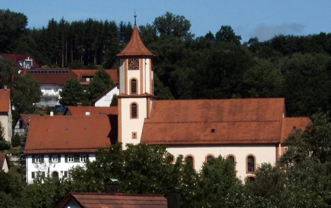 Photo showing: Katholische Sankt-Vitus-Kirche in Heuchlingen