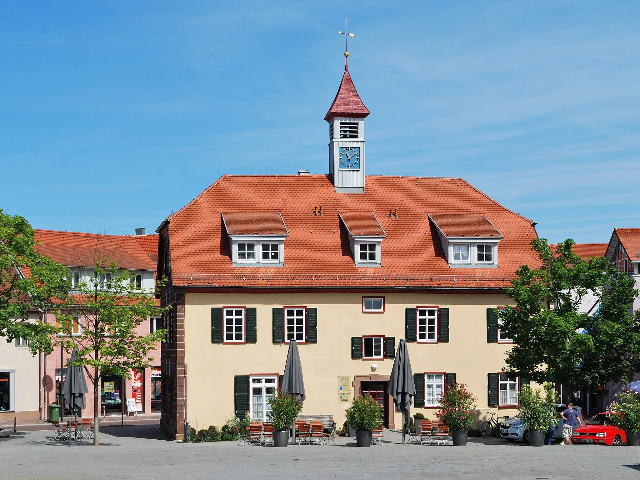 Photo showing: The Old Town Hall in Gerlingen in Southern Germany. View from the South.