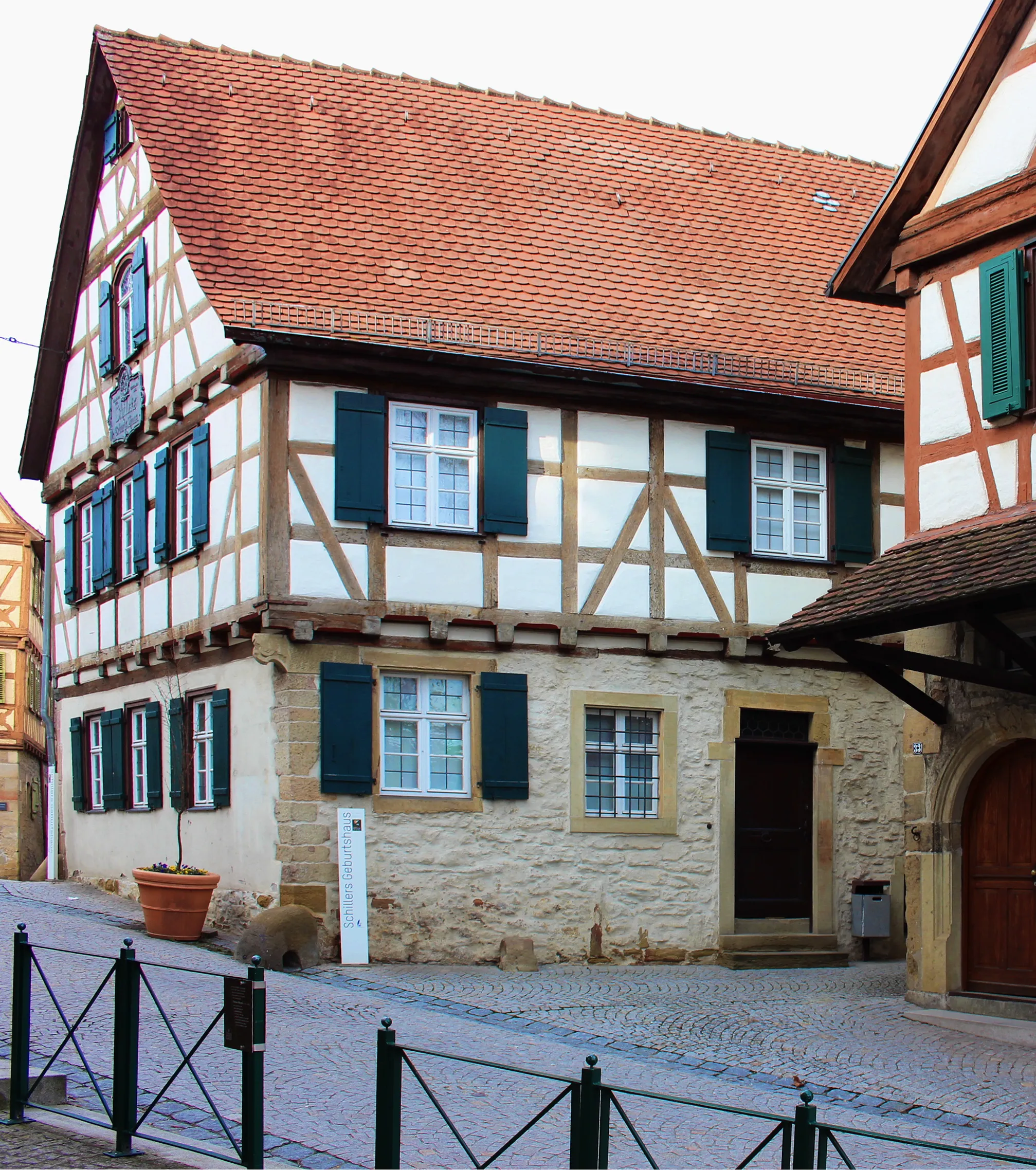 Photo showing: Geburtshaus von Friedrich Schiller in Marbach am Neckar