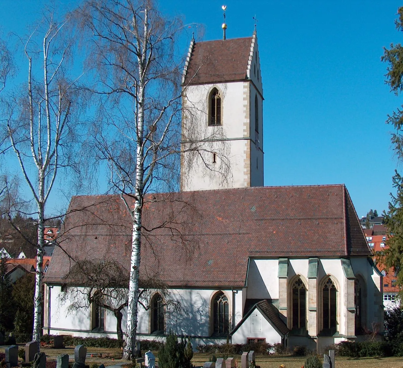 Photo showing: Die Kirche in Aidlingen