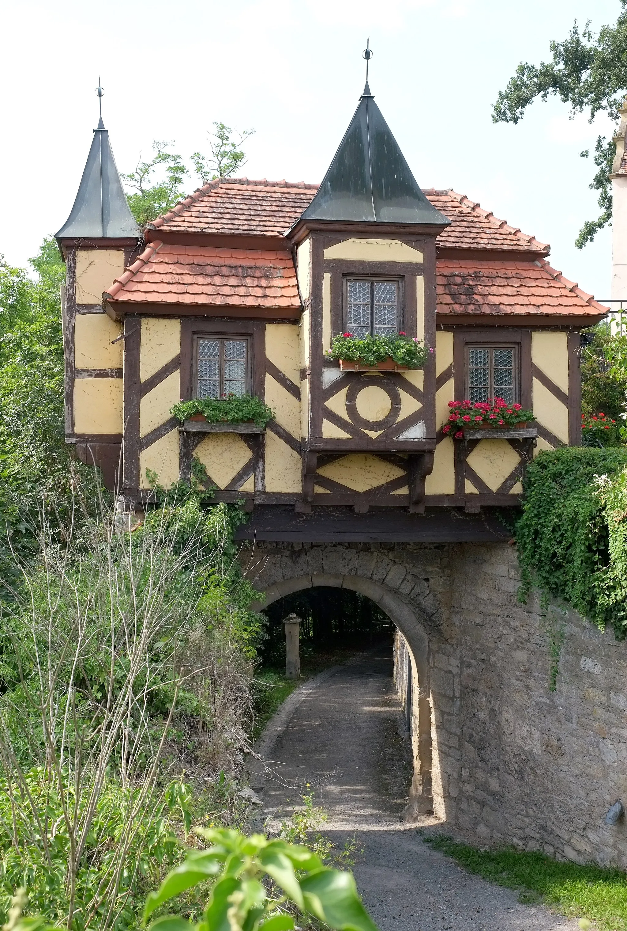 Photo showing: Burg in Krautheim im Hohenlohekreis (Baden-Württemberg, Deutschland)