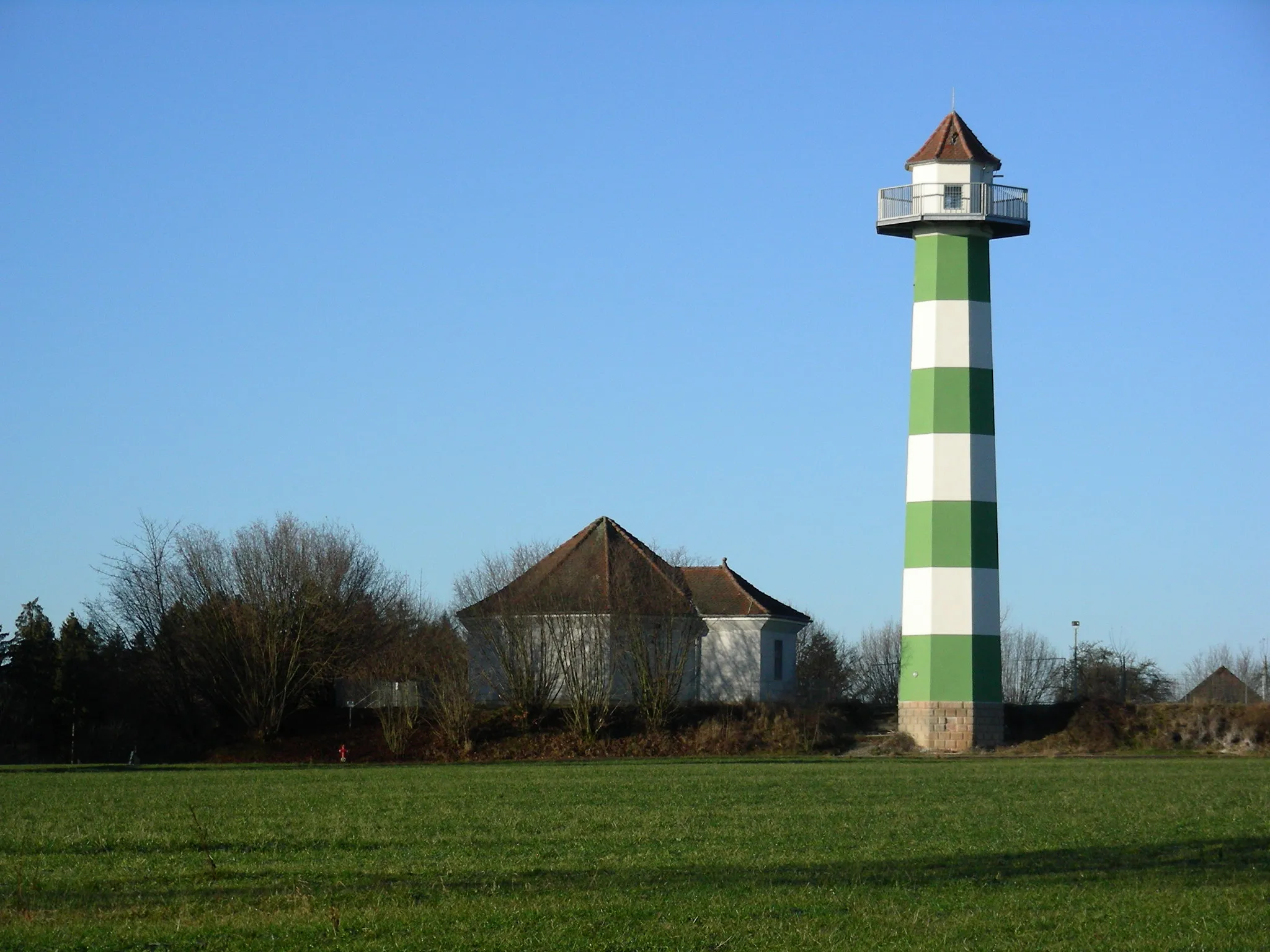 Photo showing: Reinhold Maier Turm, Leuchtturm langer Franz