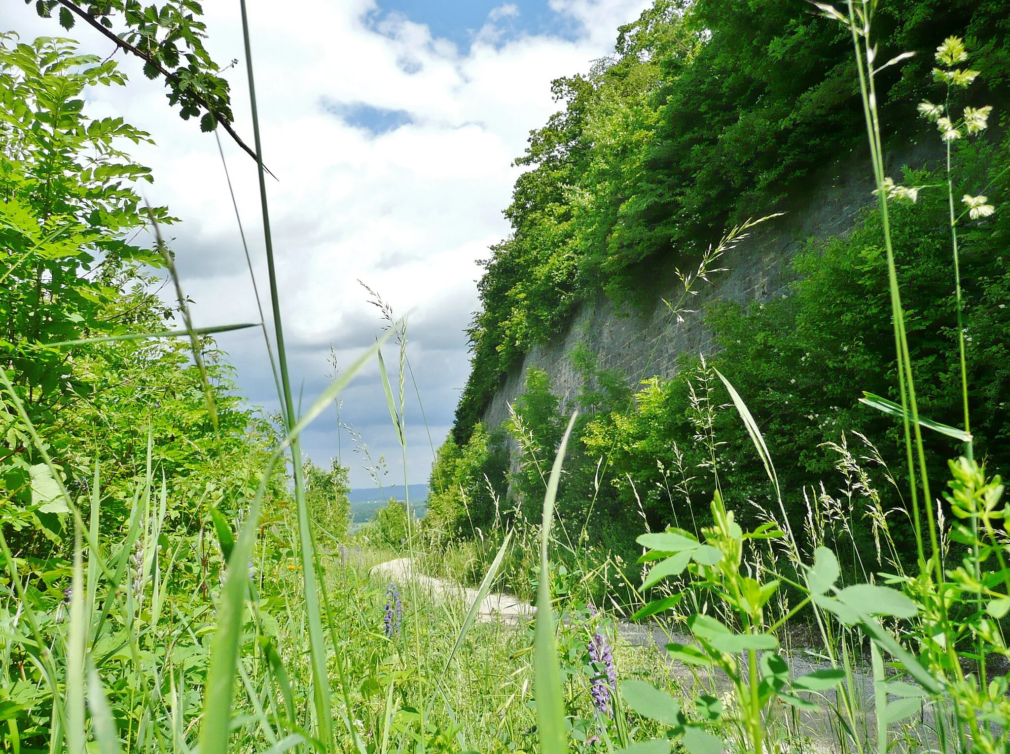 Photo showing: Alte Autobahntrasse der BAB A8 bei Aichelberg