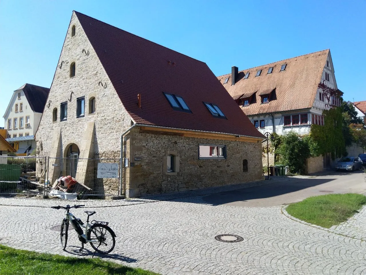 Photo showing: Zehntscheuer in Murr von 1557, wird derzeit zum Wohnen umgenutzt
