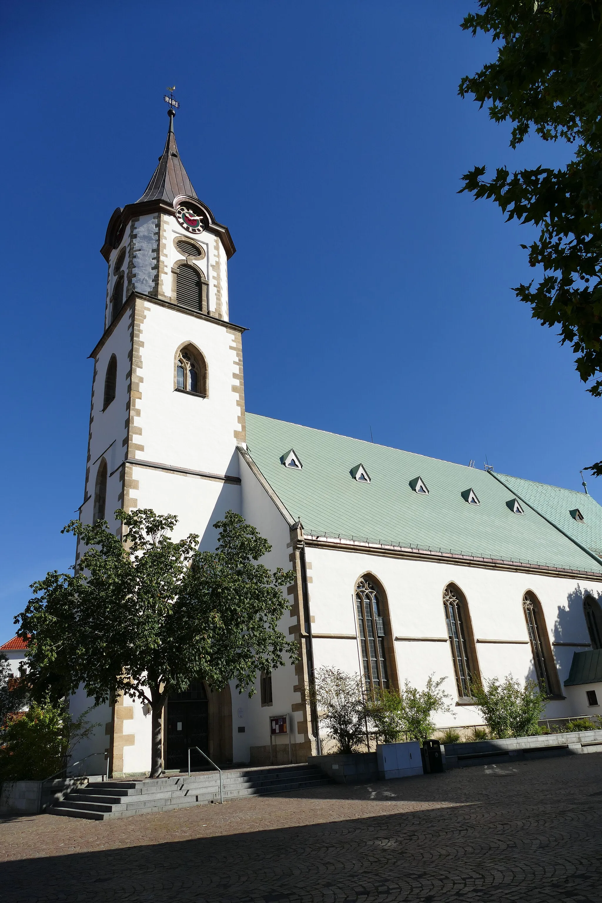 Photo showing: The church "Martinskirche" in Pfullingen  - view from the side