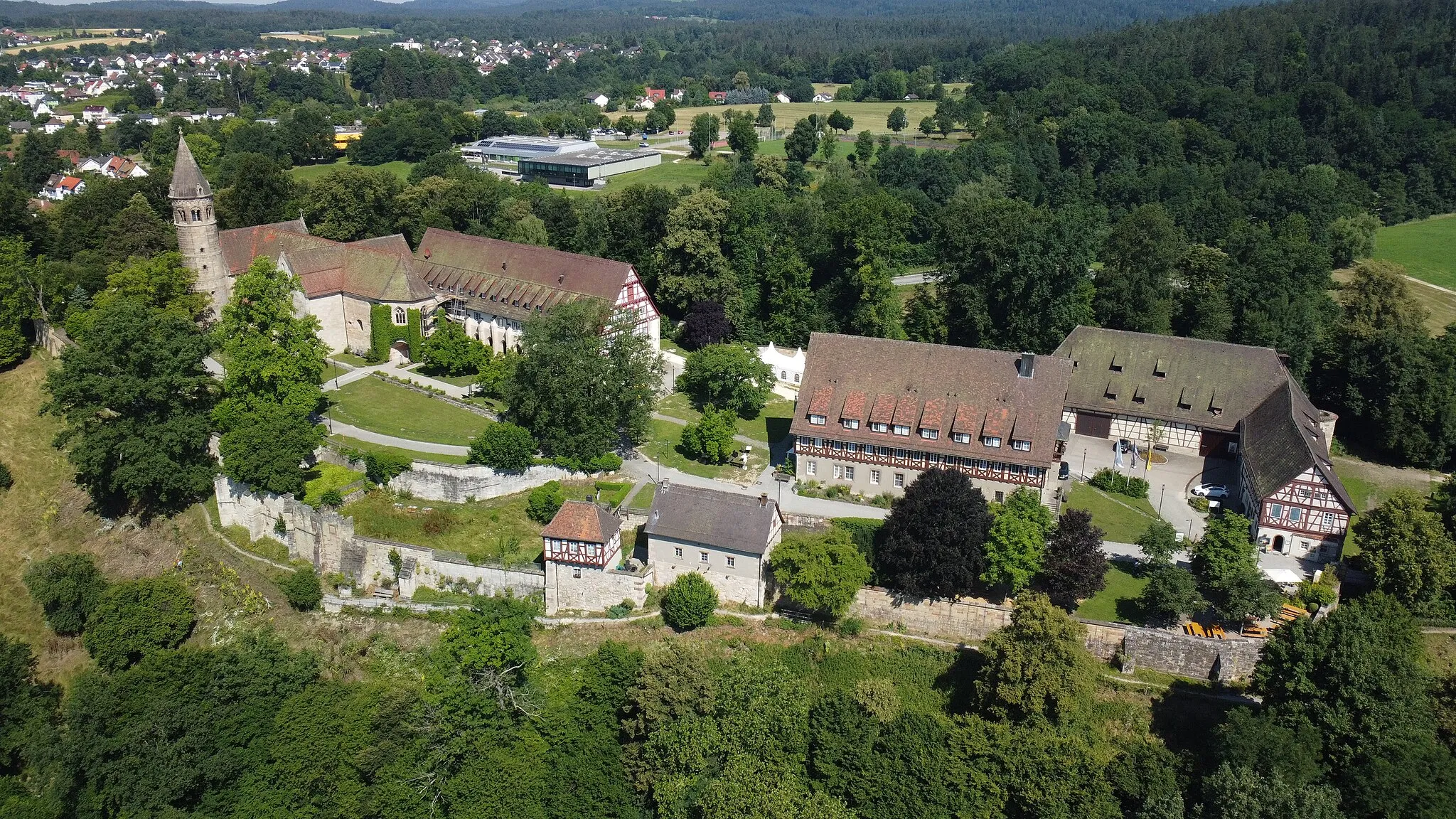 Photo showing: Luftaufnahme des Areals Kloster Lorch