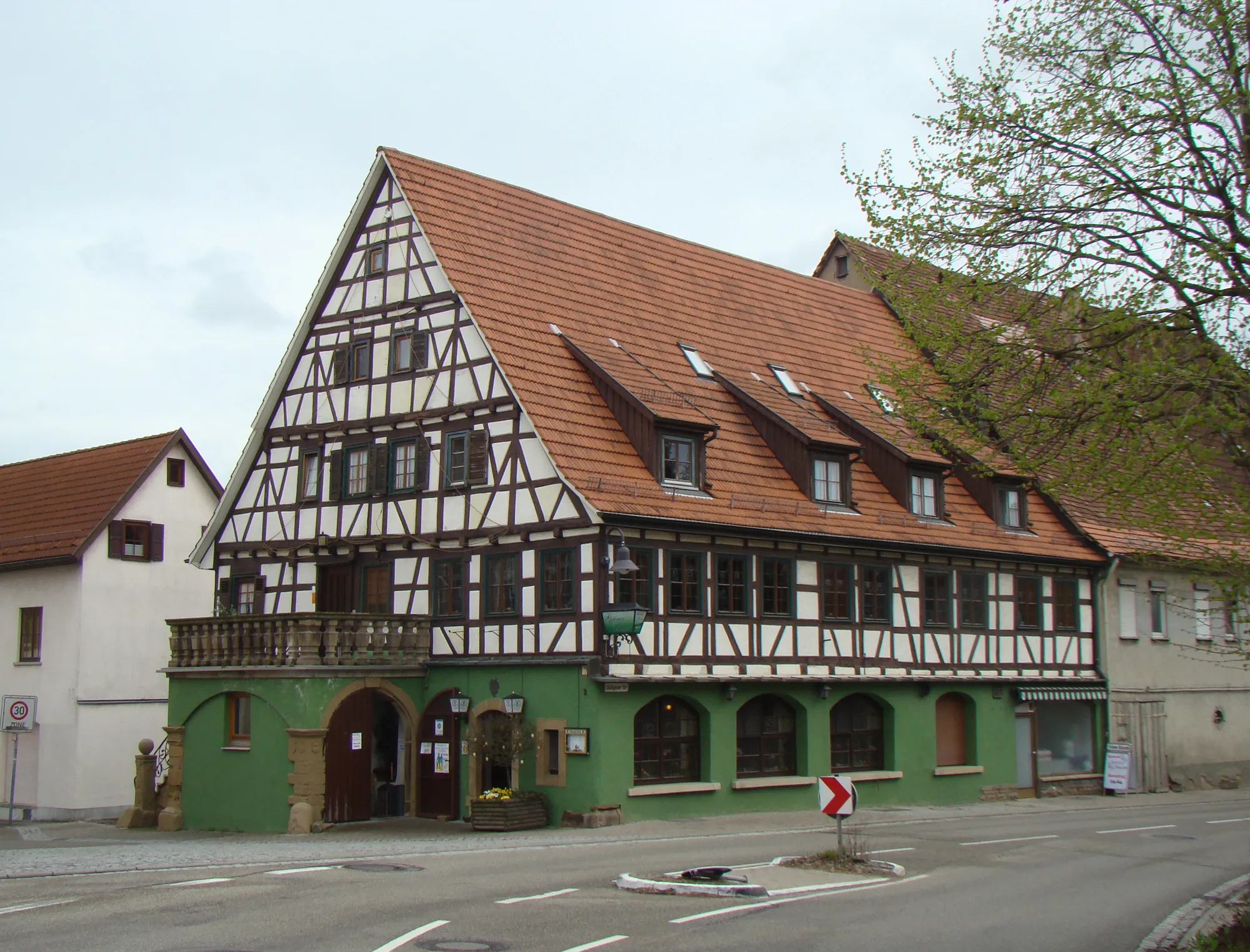 Photo showing: Gasthaus Grüner Baum in Erligheim
