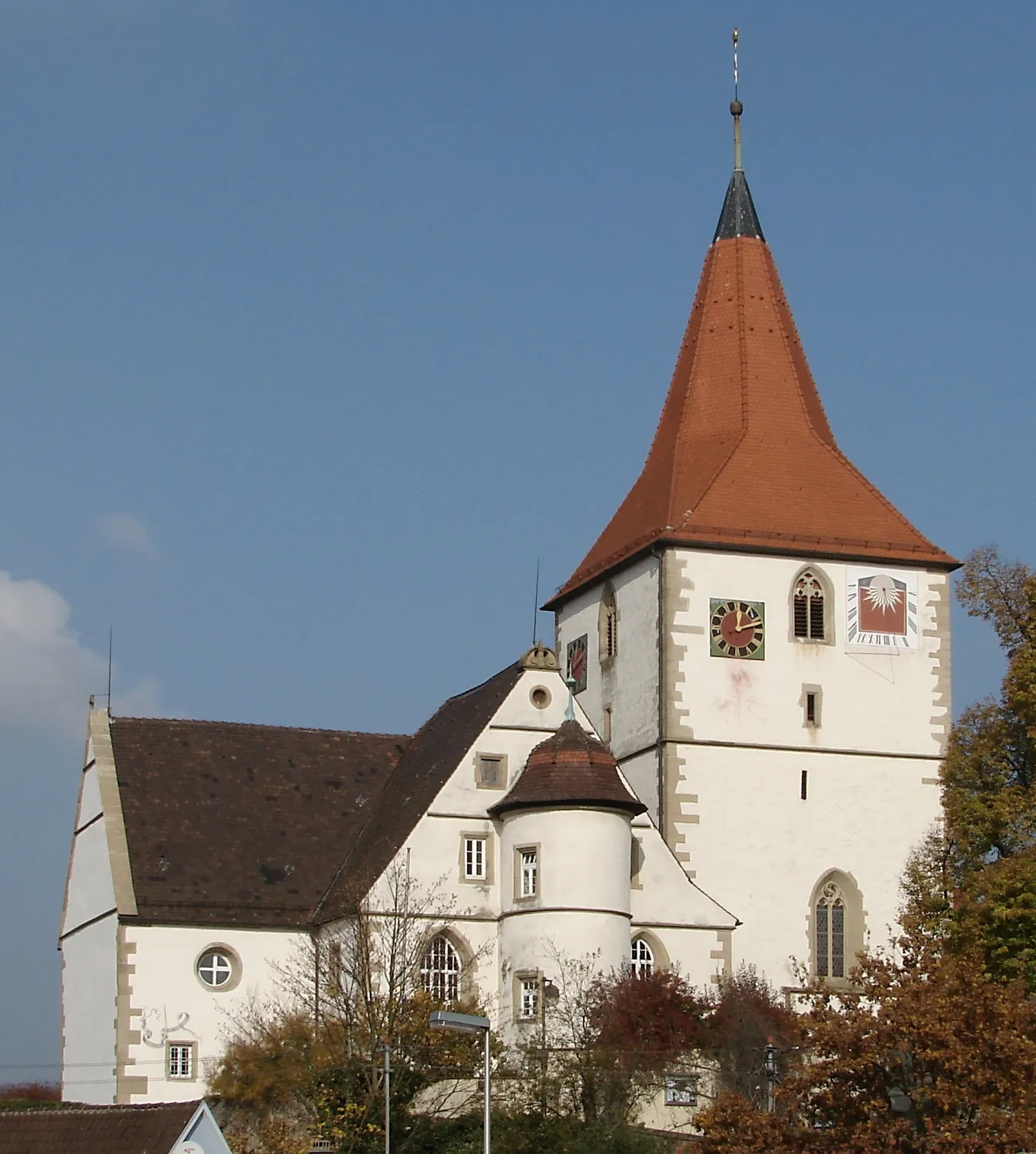 Photo showing: Freiberg am Neckar, Germany, Amandus church
