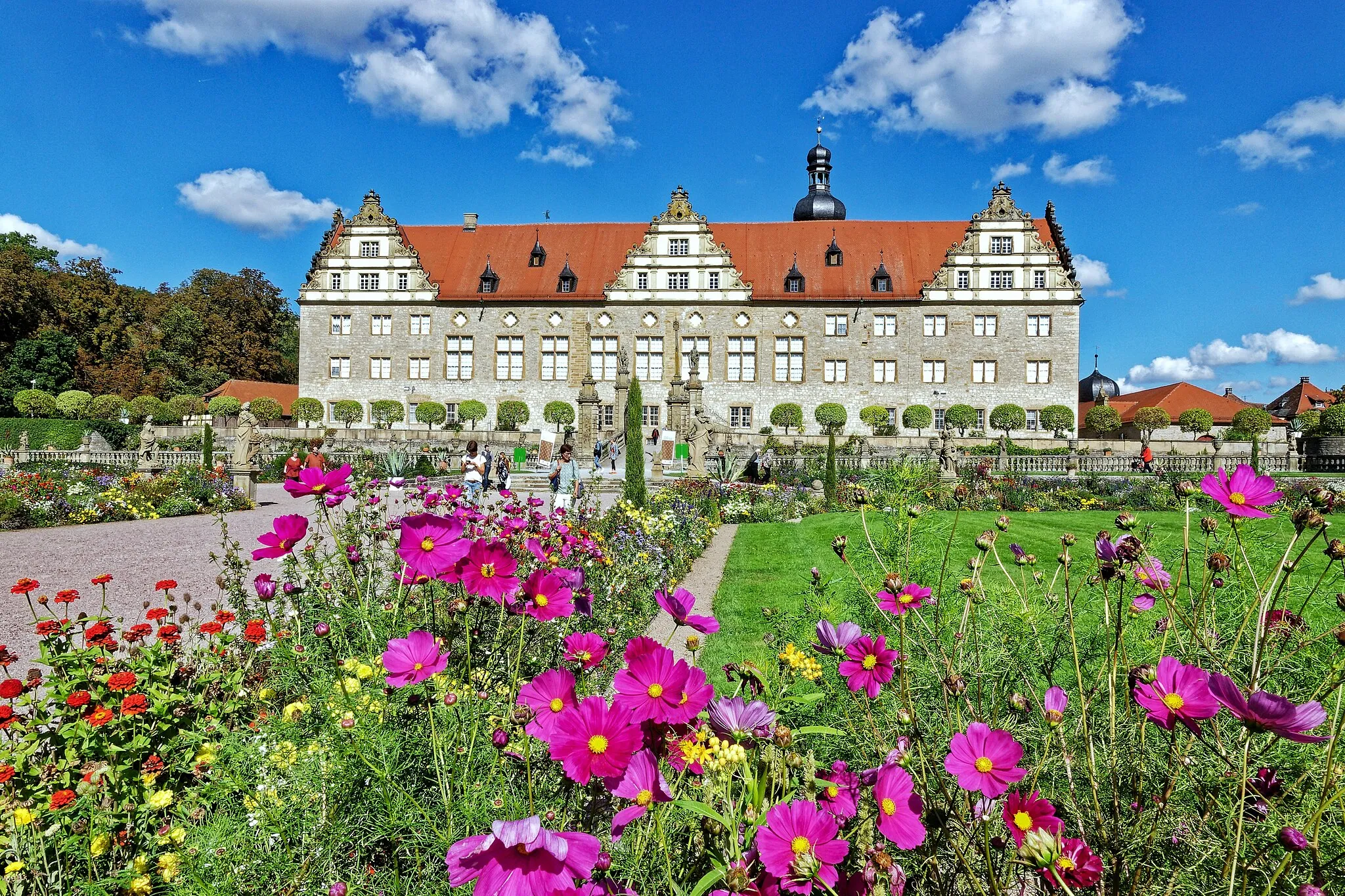 Photo showing: The originally preserved Weikersheim Castle.