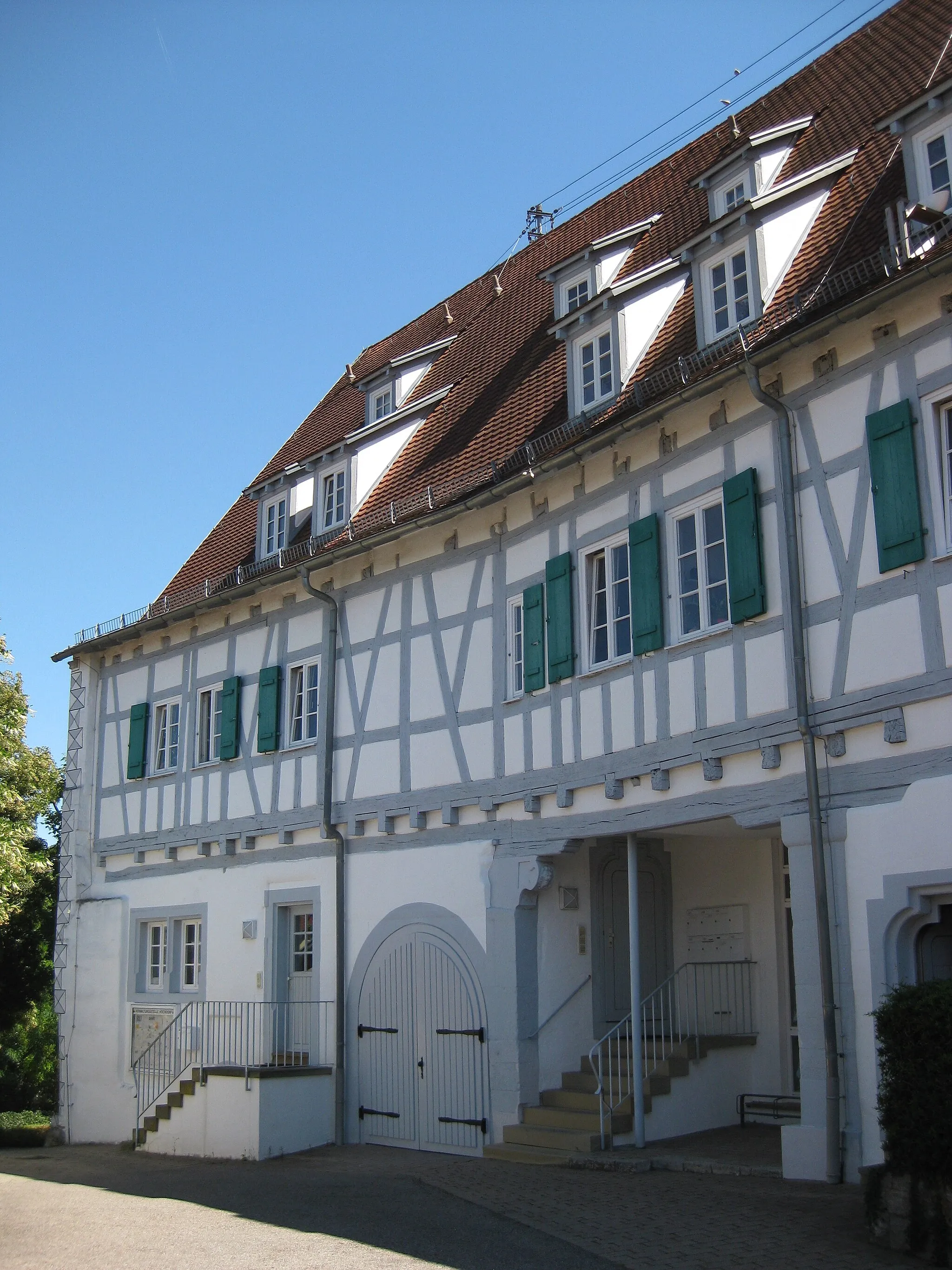 Photo showing: Schloss Hochdorf. Frontfassade.