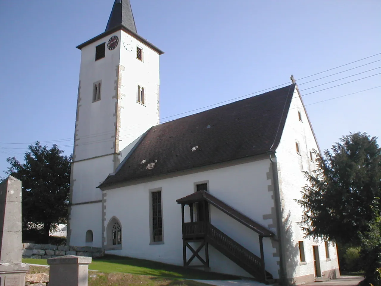 Photo showing: Kirche in Lampoldshausen