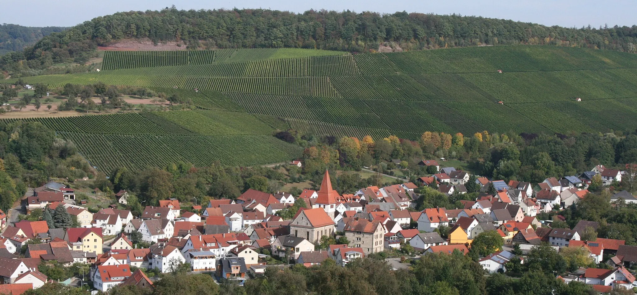 Photo showing: Unterheimbach as seen from the West