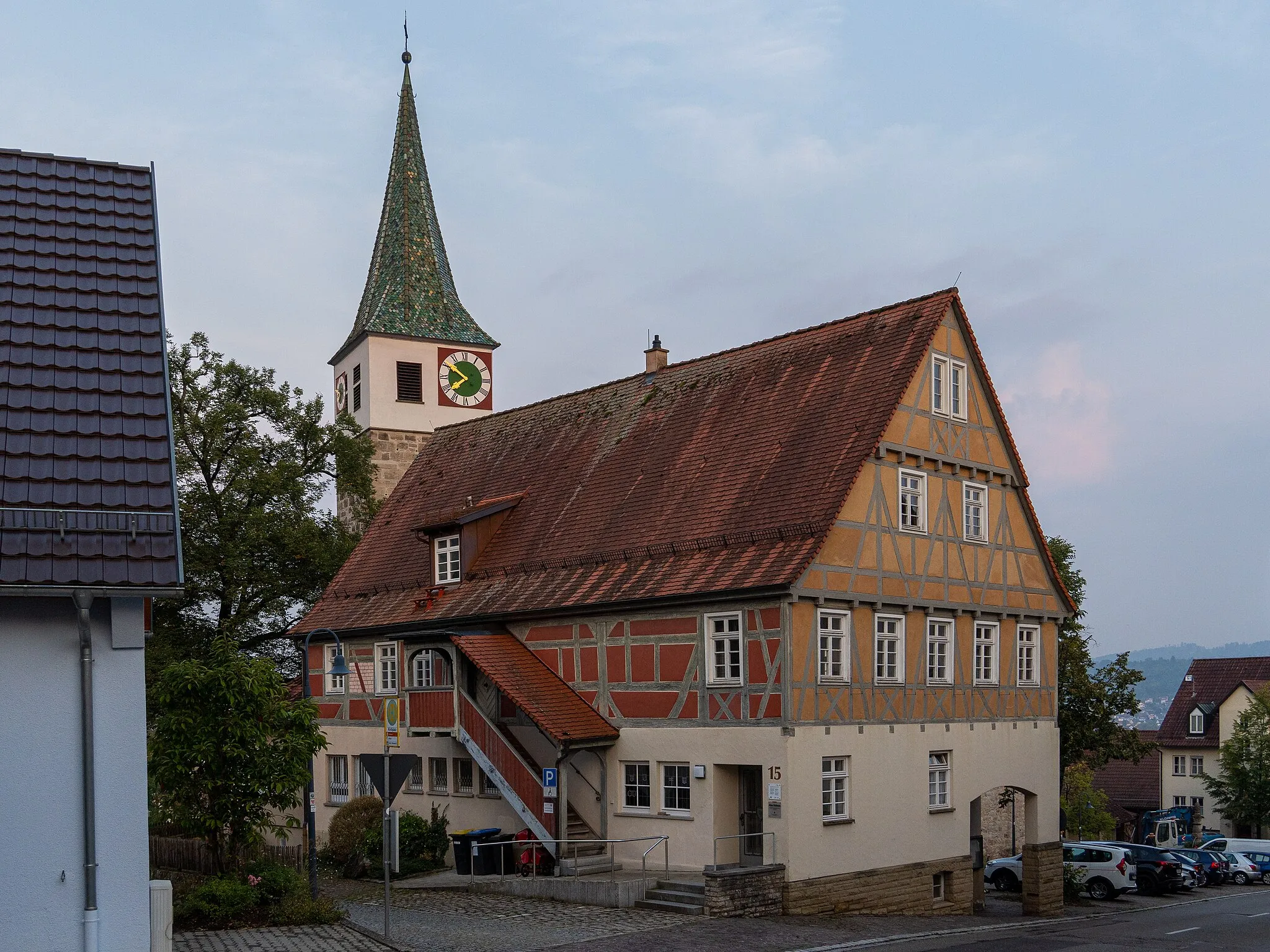 Photo showing: Altes Schul- und Rathaus Grunbach