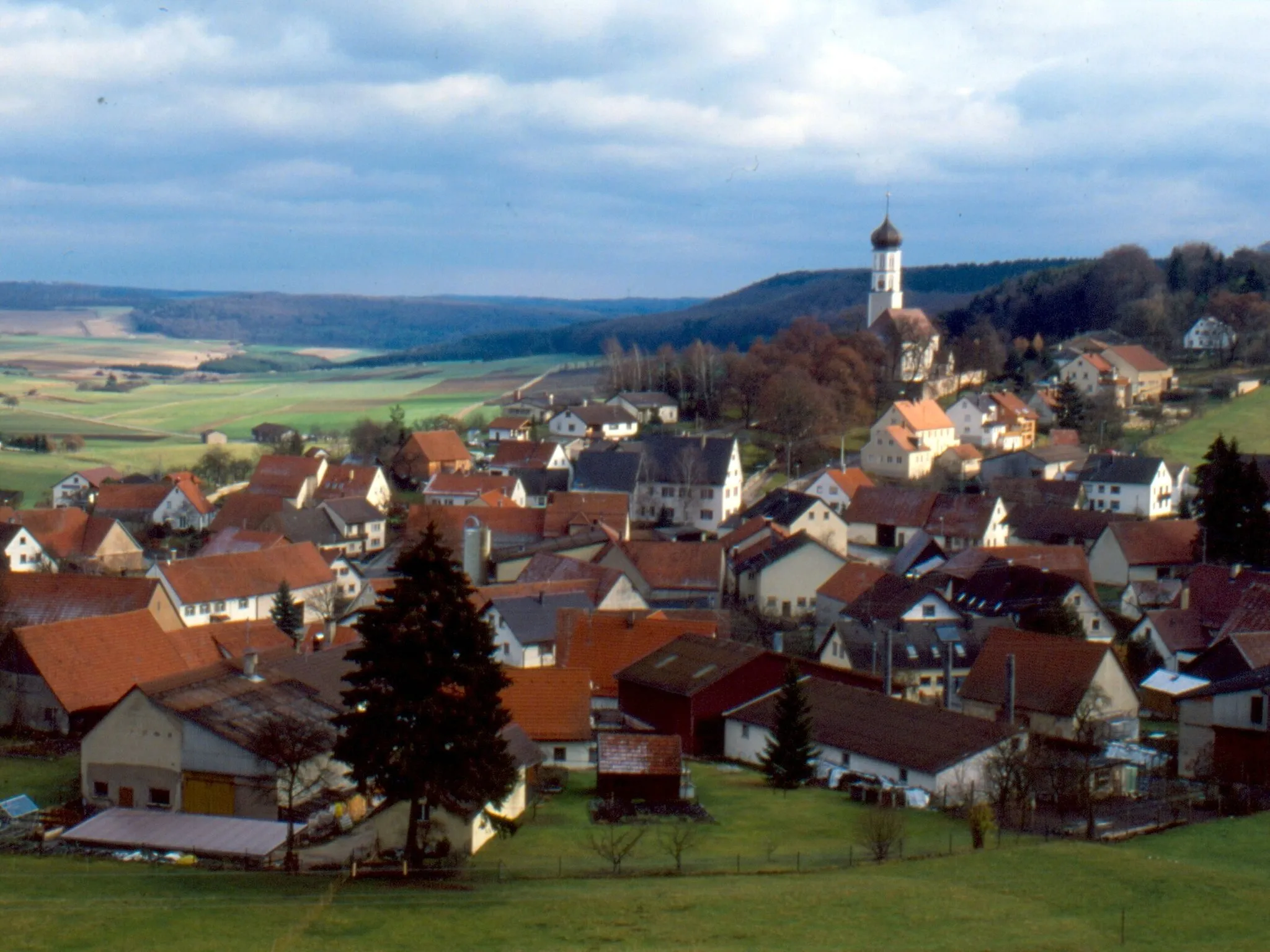 Photo showing: Auernheim Dorfansicht von Westen