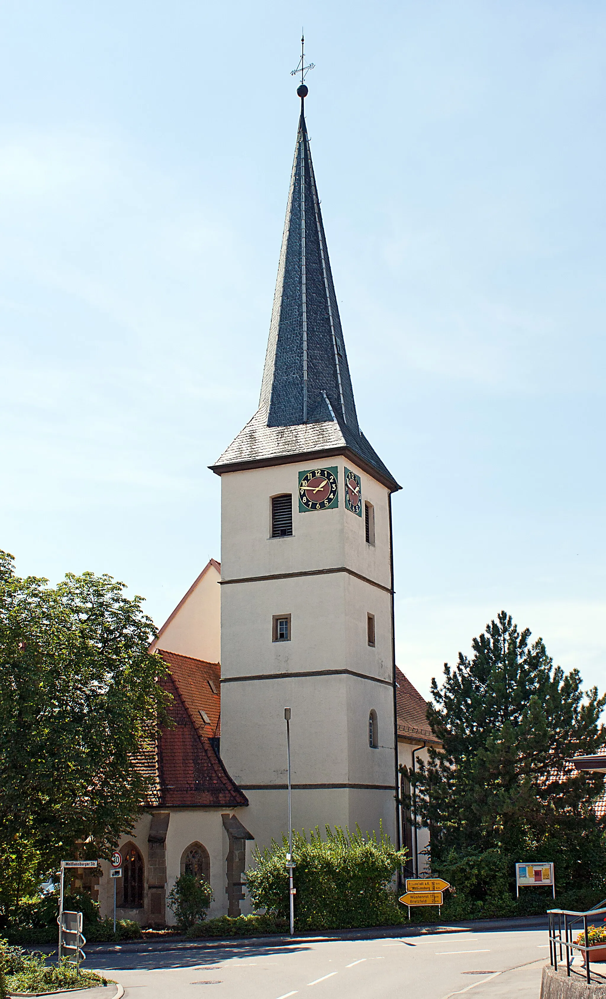 Photo showing: Bitzfeld, Evangelische Pfarrkirche St. Laurentius