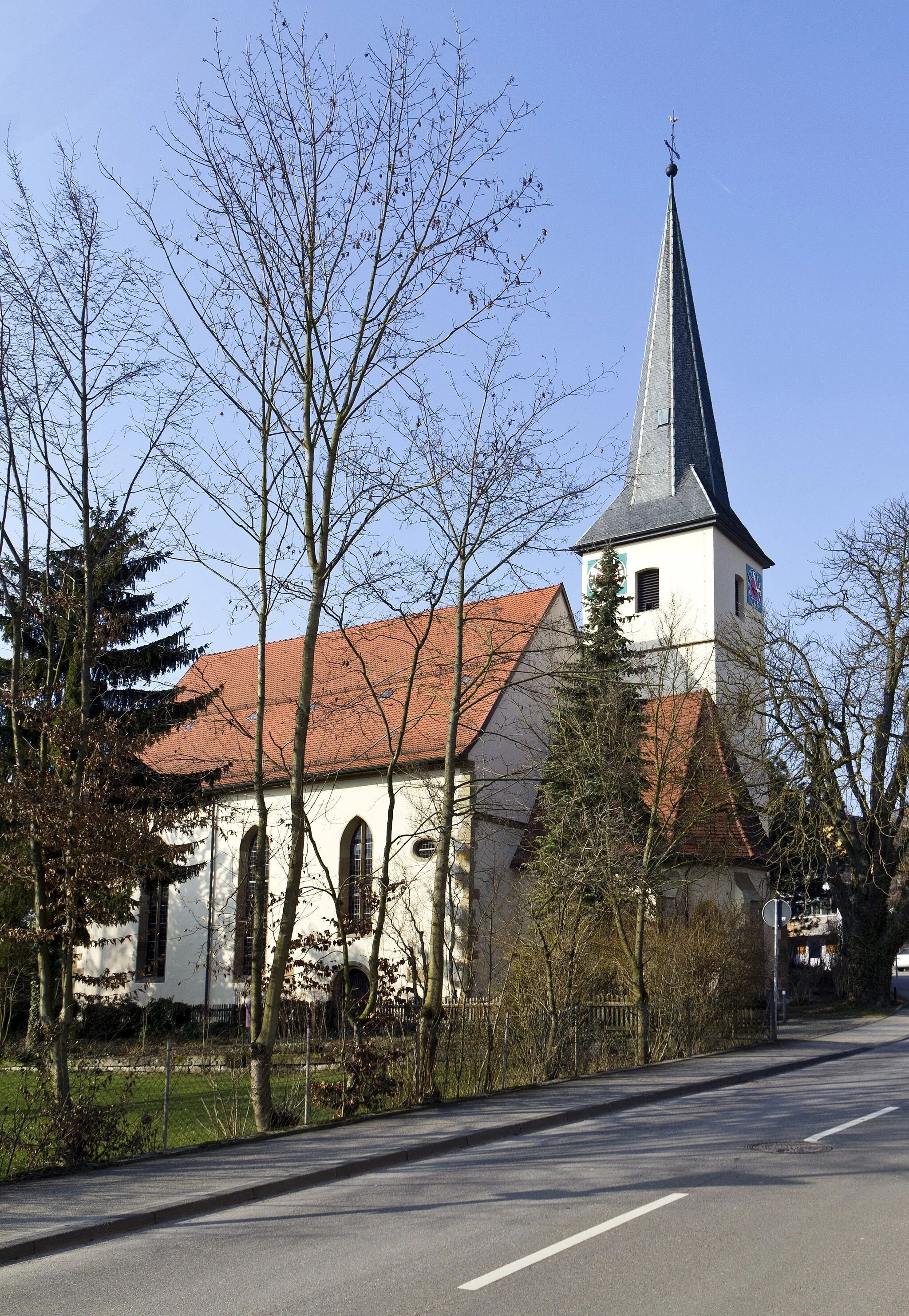 Photo showing: Bretzfeld, Ortsteil Bitzfeld, Evangelische Pfarrkirche St. Laurentius
