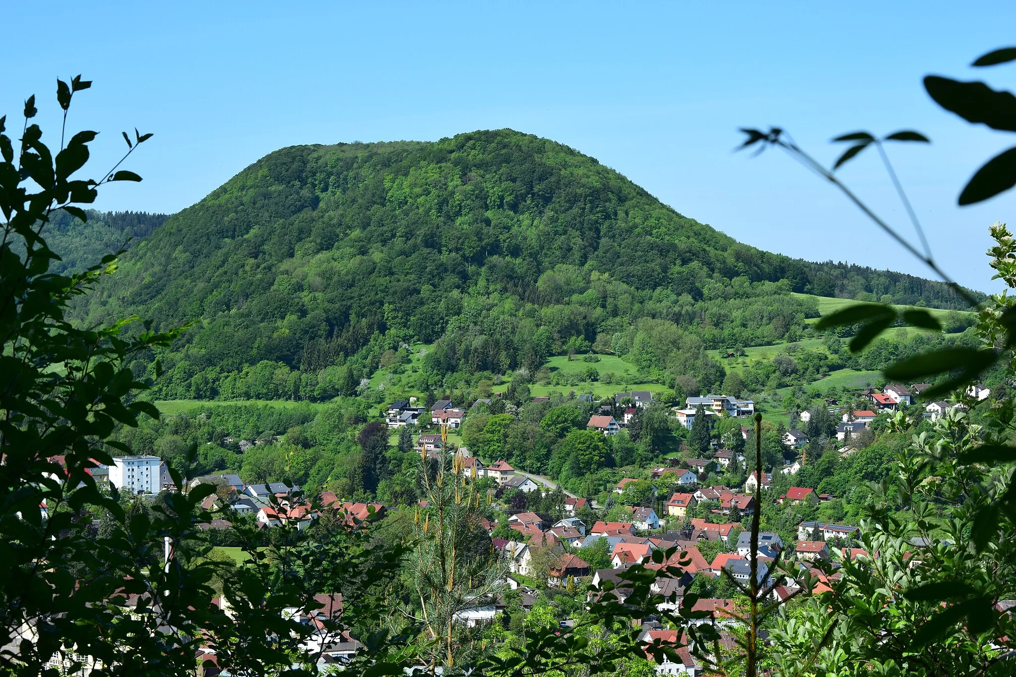 Photo showing: Look of the rose stone with hay brook on the nature reserve of Mountain Scheuel (protective area-No.: 1.232; WPDA-ID: 319062).