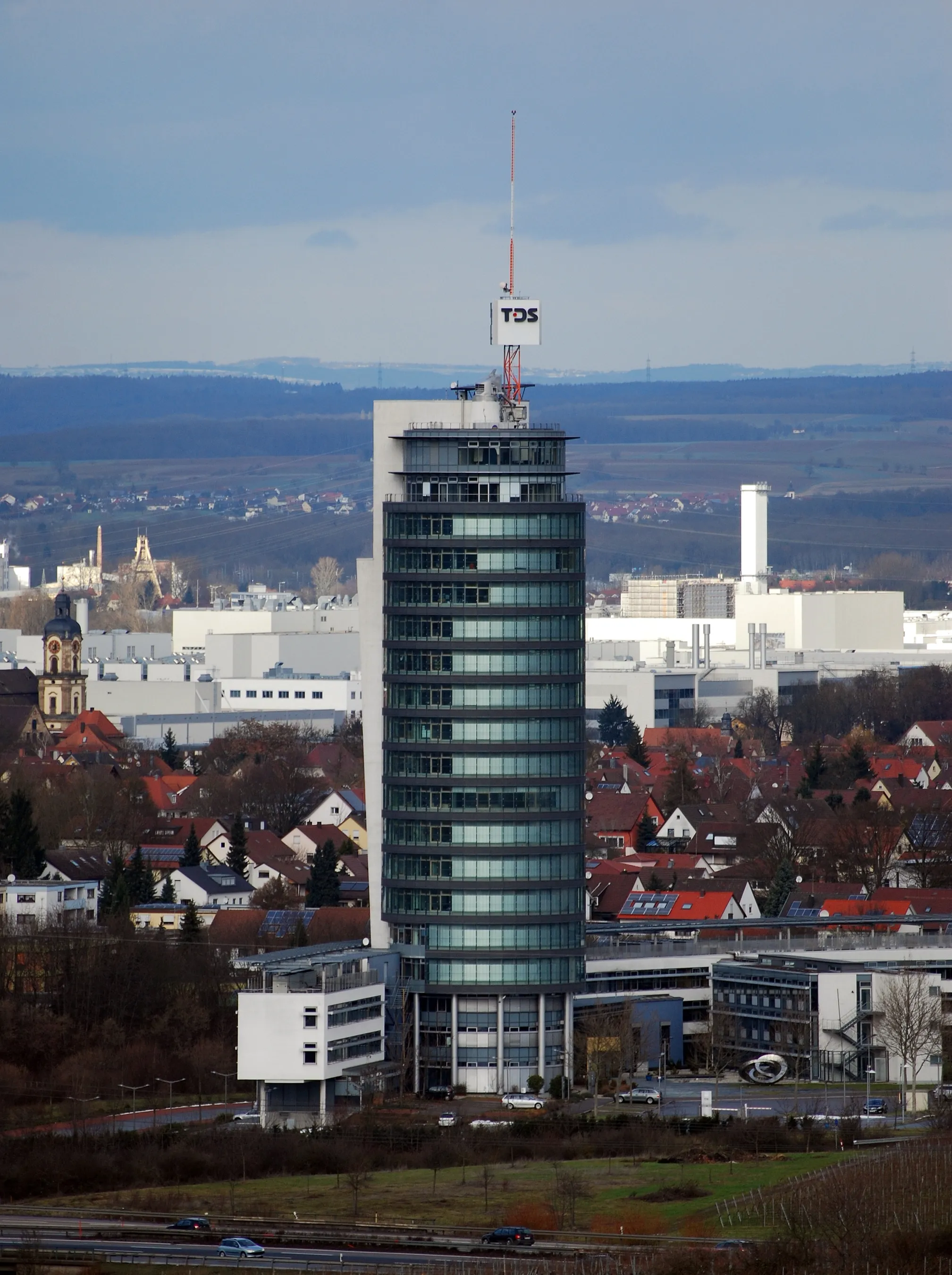 Photo showing: Neckarsulm TDS Office Tower, Baden-Württemberg.