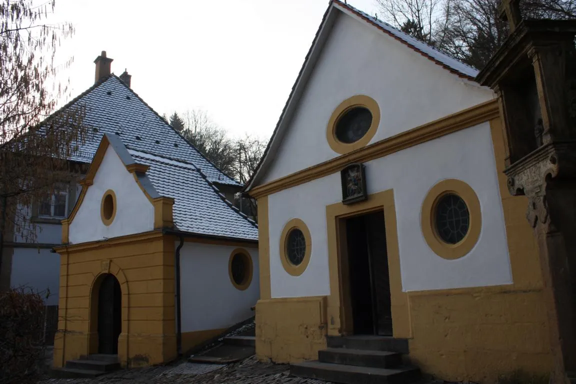 Photo showing: Muschel- und Heiliggrabkapelle auf dem St. Salvator (Schwäbisch Gmünd)