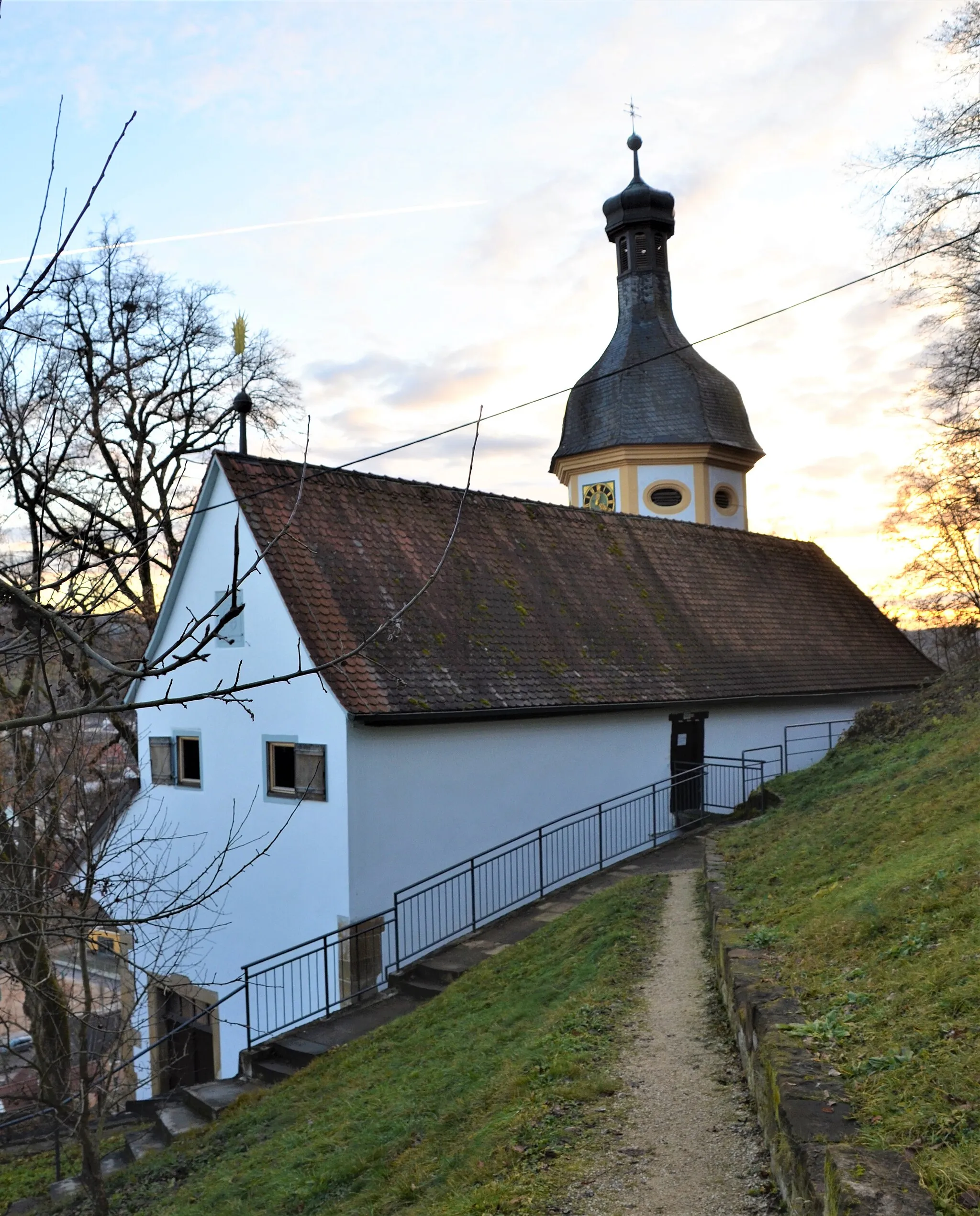 Photo showing: Wallfahrtskirche St. Salvator von Nordost (Hoffnungsweg) aufgenommen