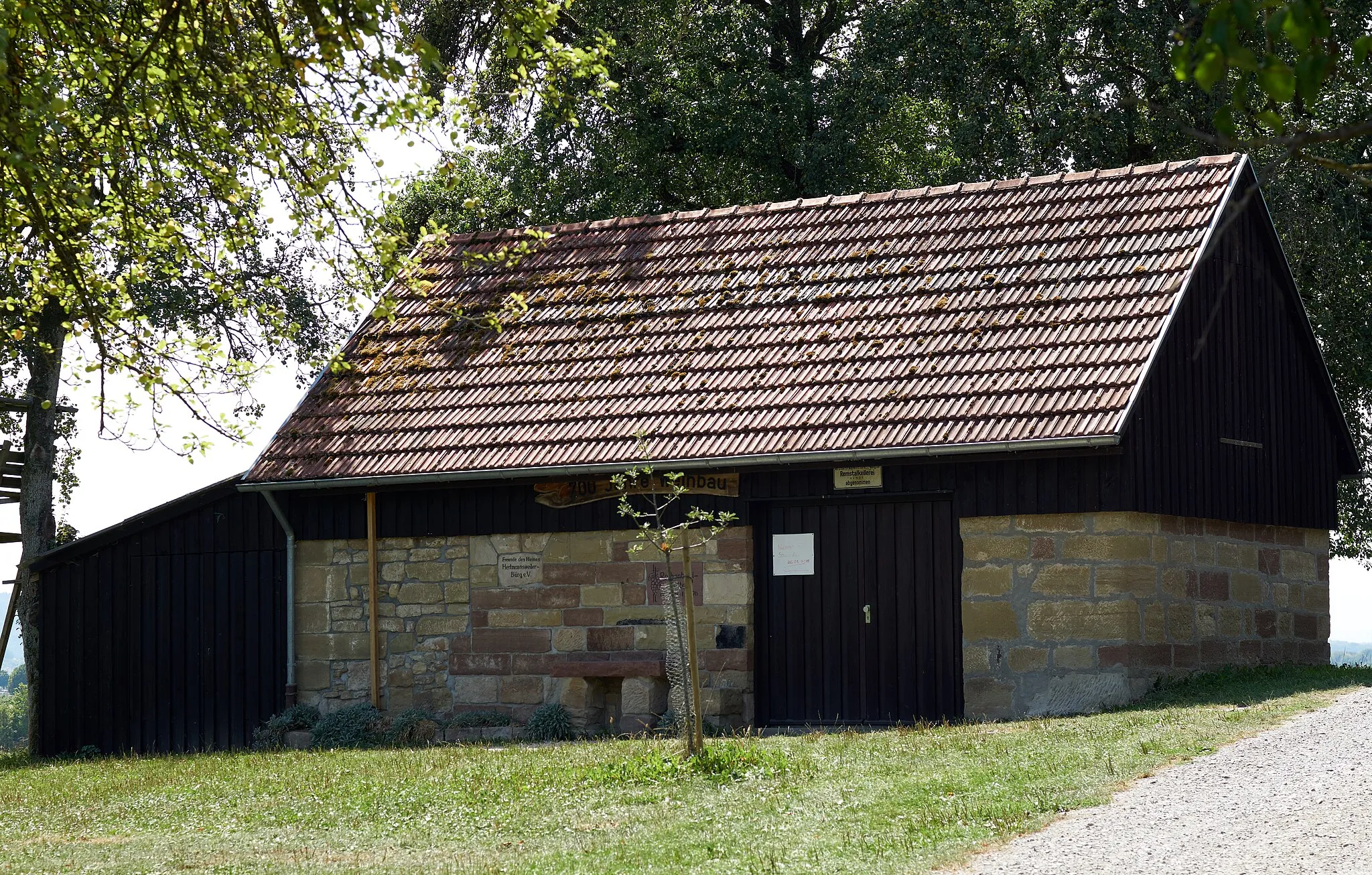 Photo showing: former wine press house in Winnenden, Baden-Württemberg, Germany; cultural monument