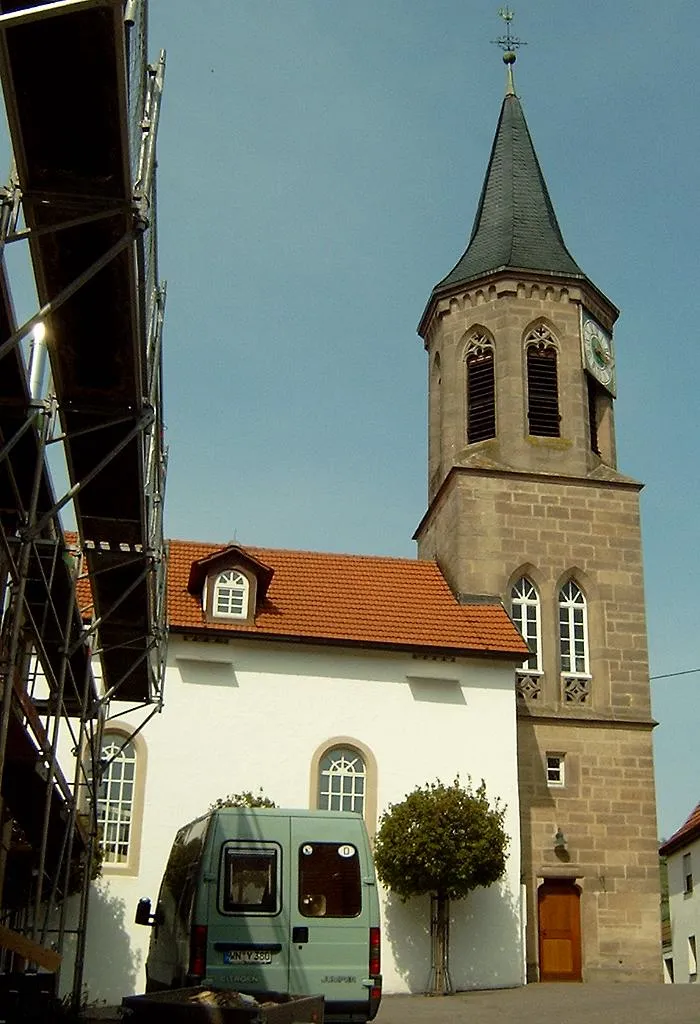 Photo showing: evang. Kirche