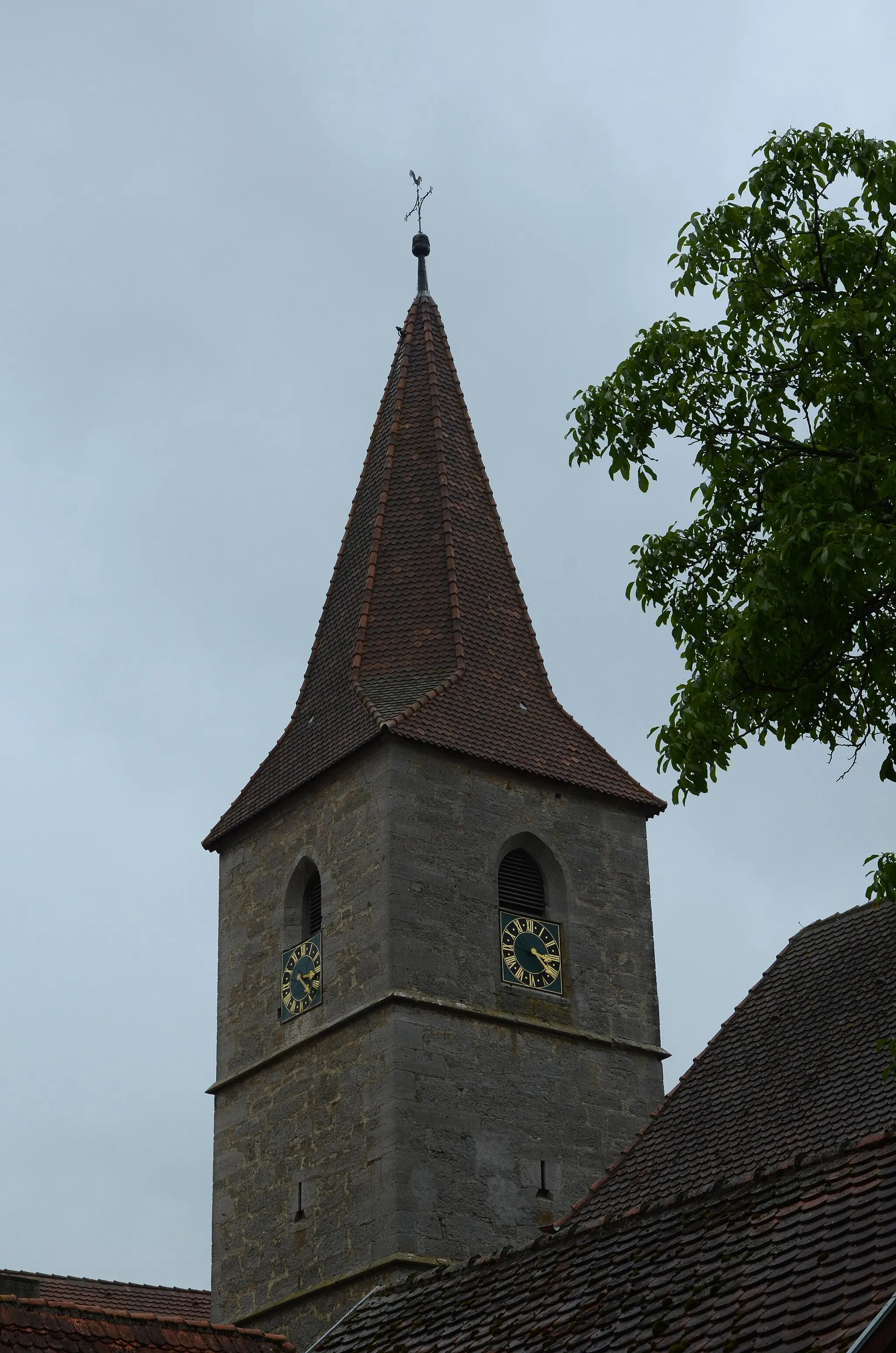 Photo showing: evang.-luh. Kirche St. Andreas in Leuzenbronn