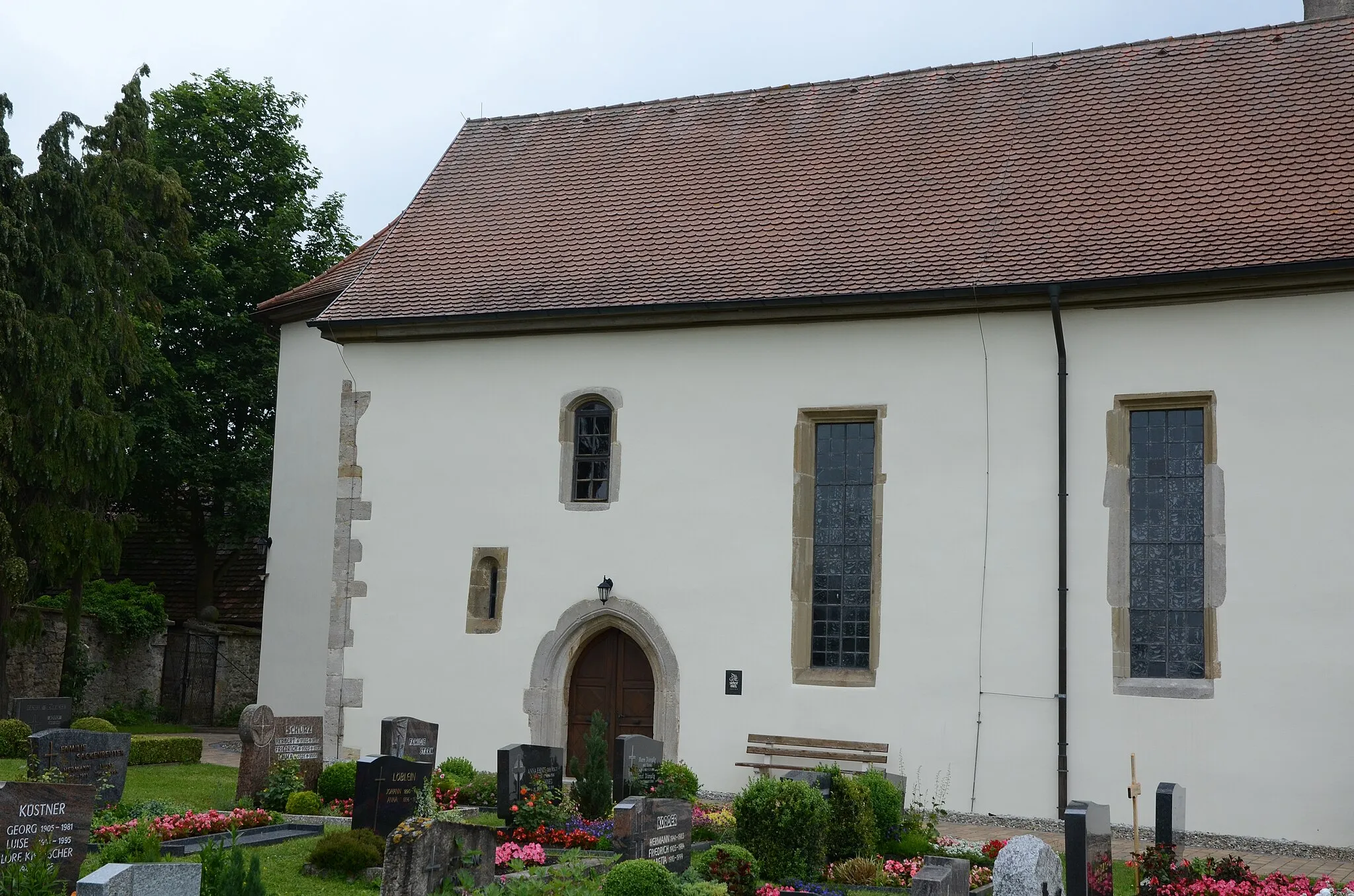 Photo showing: evang.-luh. Kirche St. Andreas in Leuzenbronn