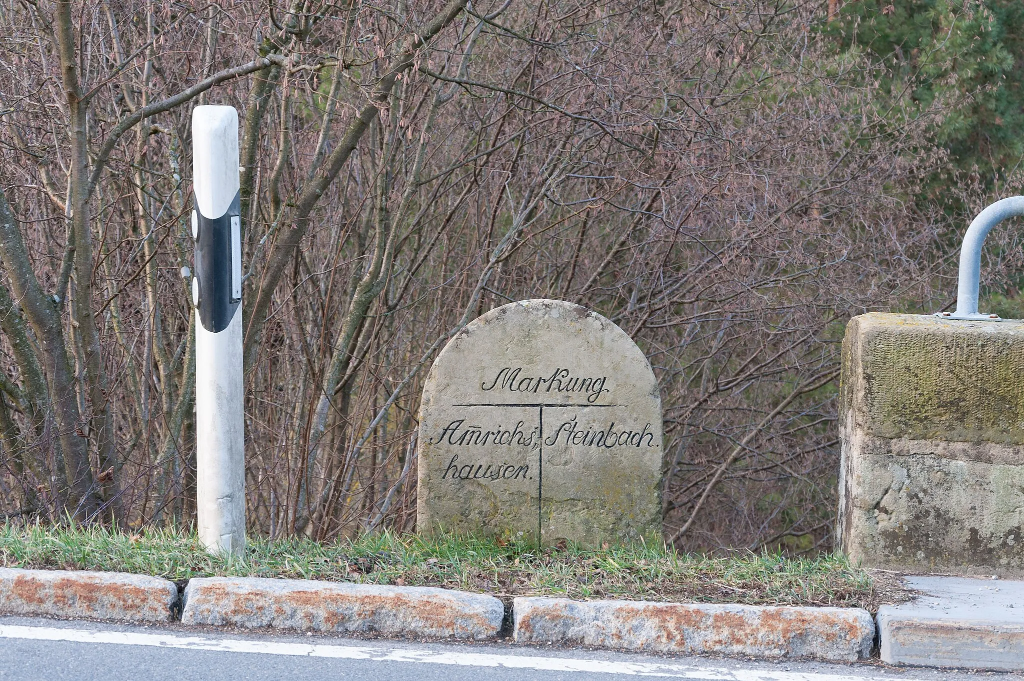Photo showing: Gemarkungsgrenze am Steinbacher Brückle über den Deubach