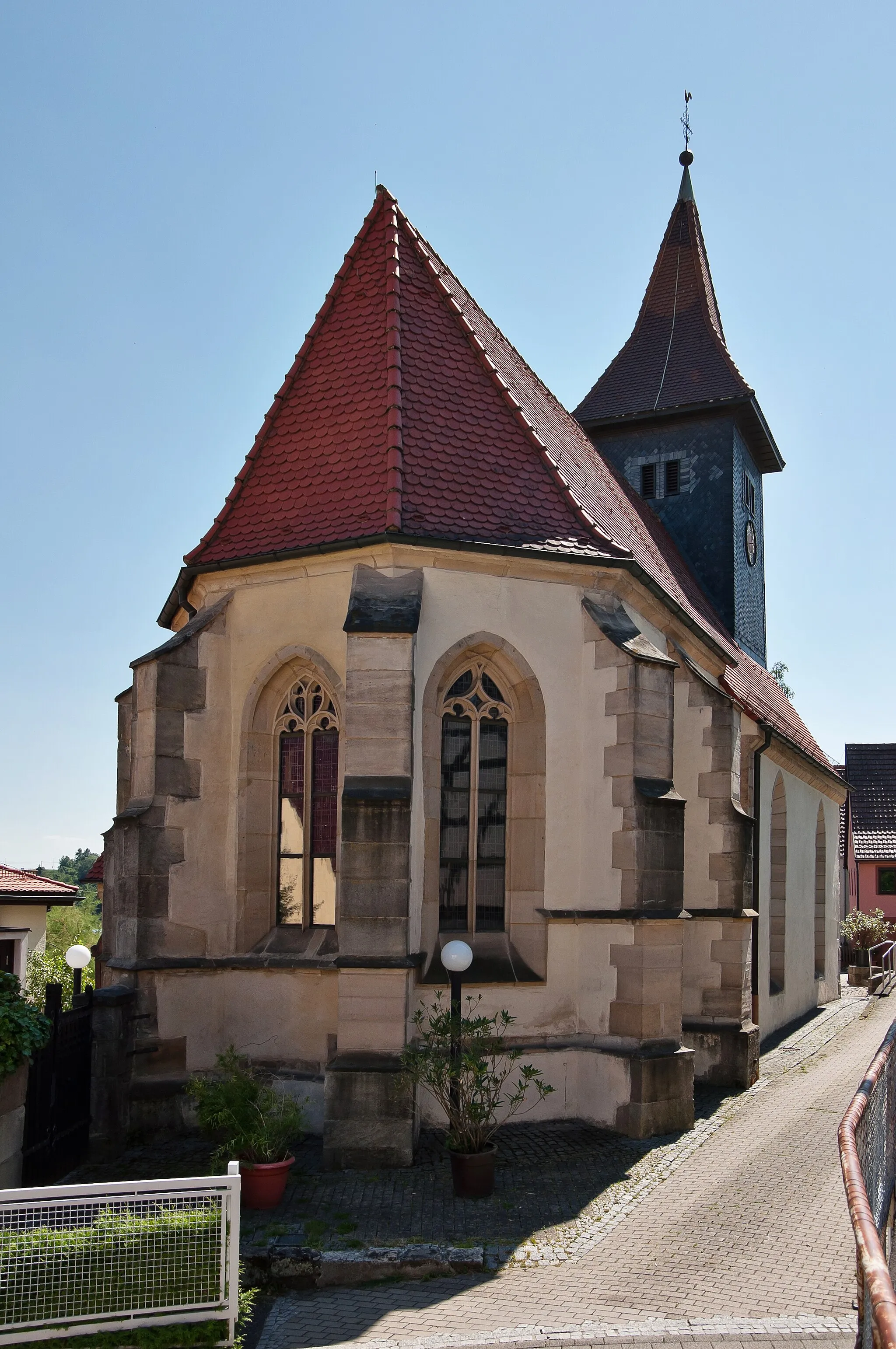 Photo showing: Old protestant church in Stuttgart-Heumaden